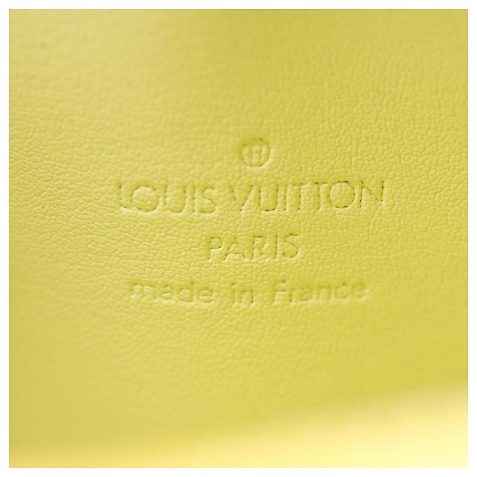 Louis Vuitton Monogram Vernis Fulton Waist Bag Lime Yellow – Bella