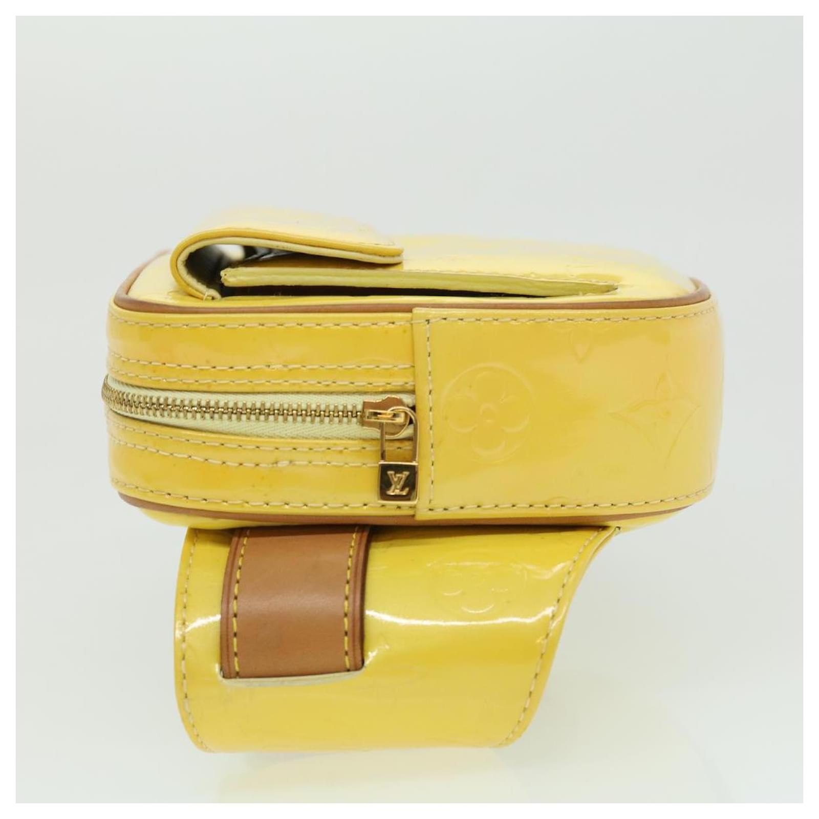 Louis Vuitton Vernis Fulton Waist Bag - Yellow Waist Bags