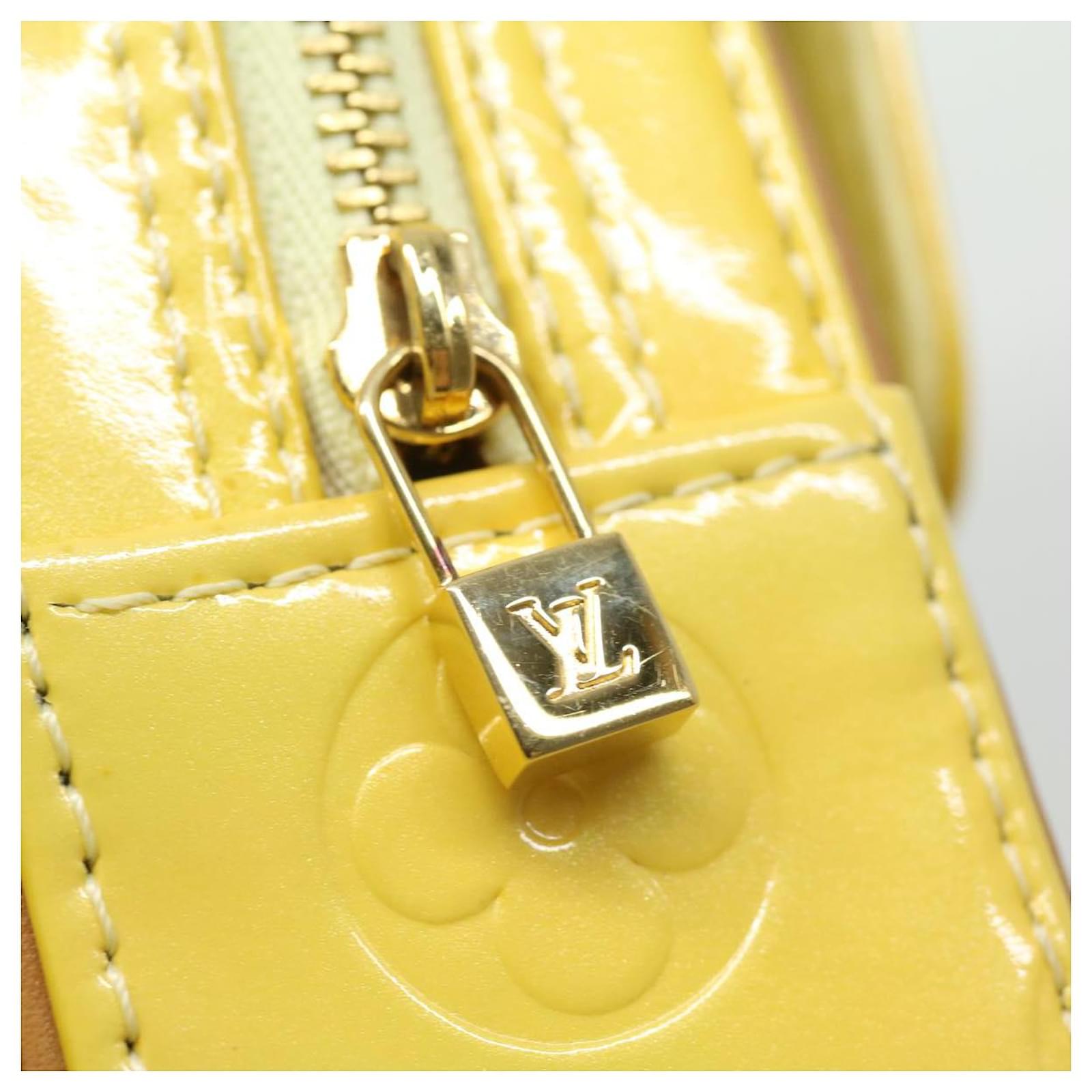 Louis Vuitton Monogram Vernis Fulton Waist Bag Lime Yellow – Bella