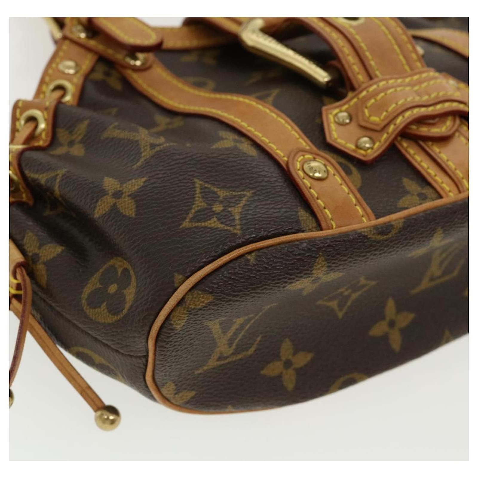 LOUIS VUITTON Monogram Teda PM Hand Bag M92399 LV Auth 31339 Cloth