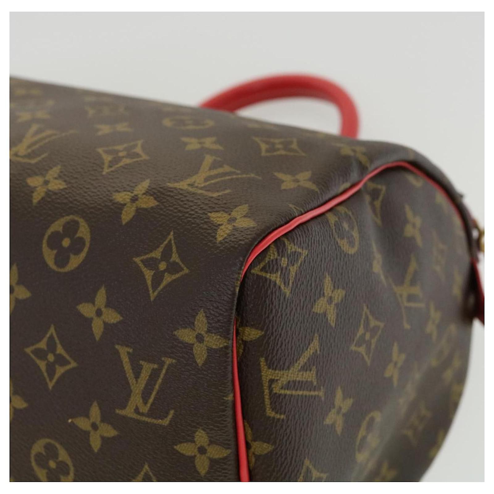 Handbags Louis Vuitton Louis Vuitton Speedy Bag in Brown Canvas - 1323512590