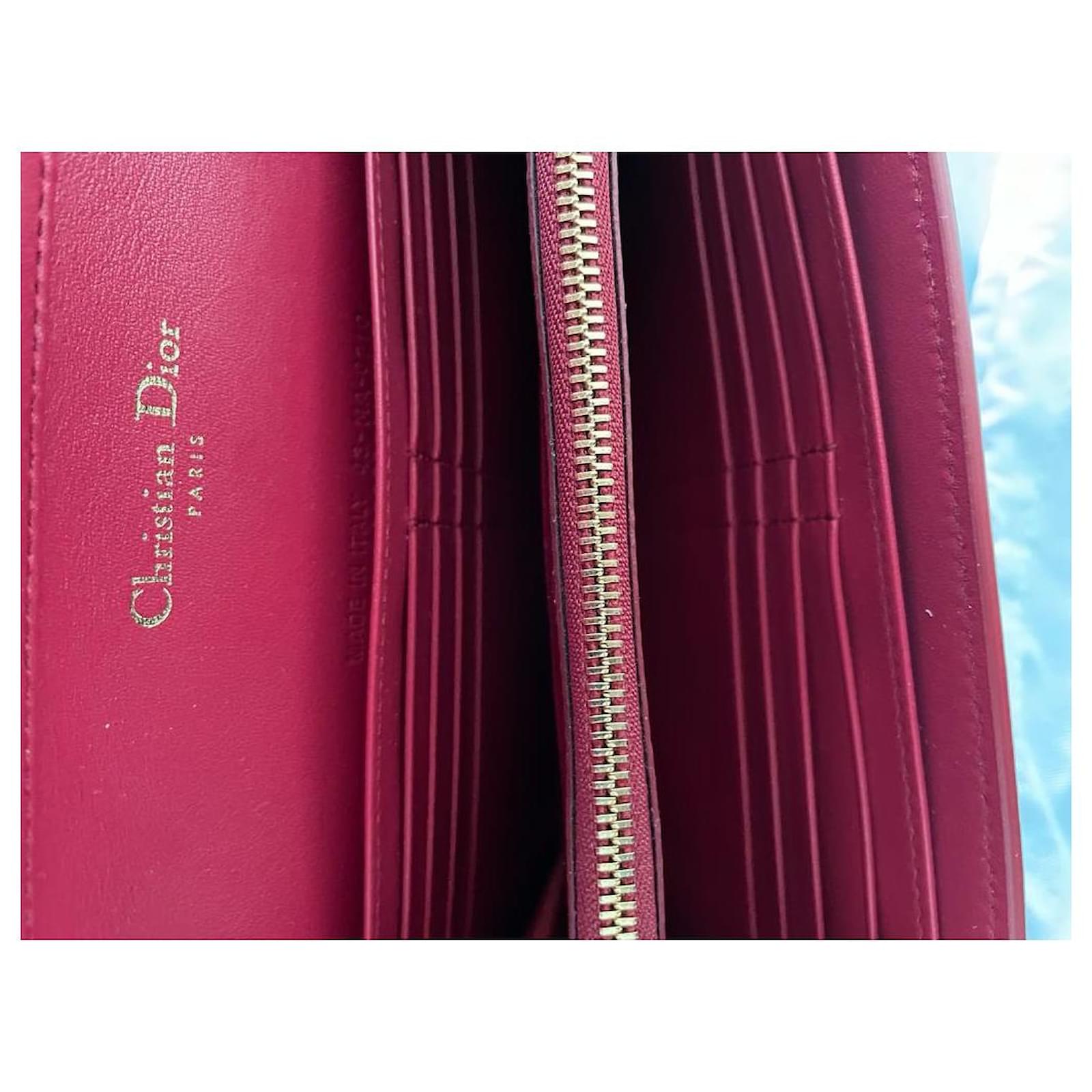 Christian Dior Clutch Taschen Rot Lackleder Ref 651929 Joli Closet