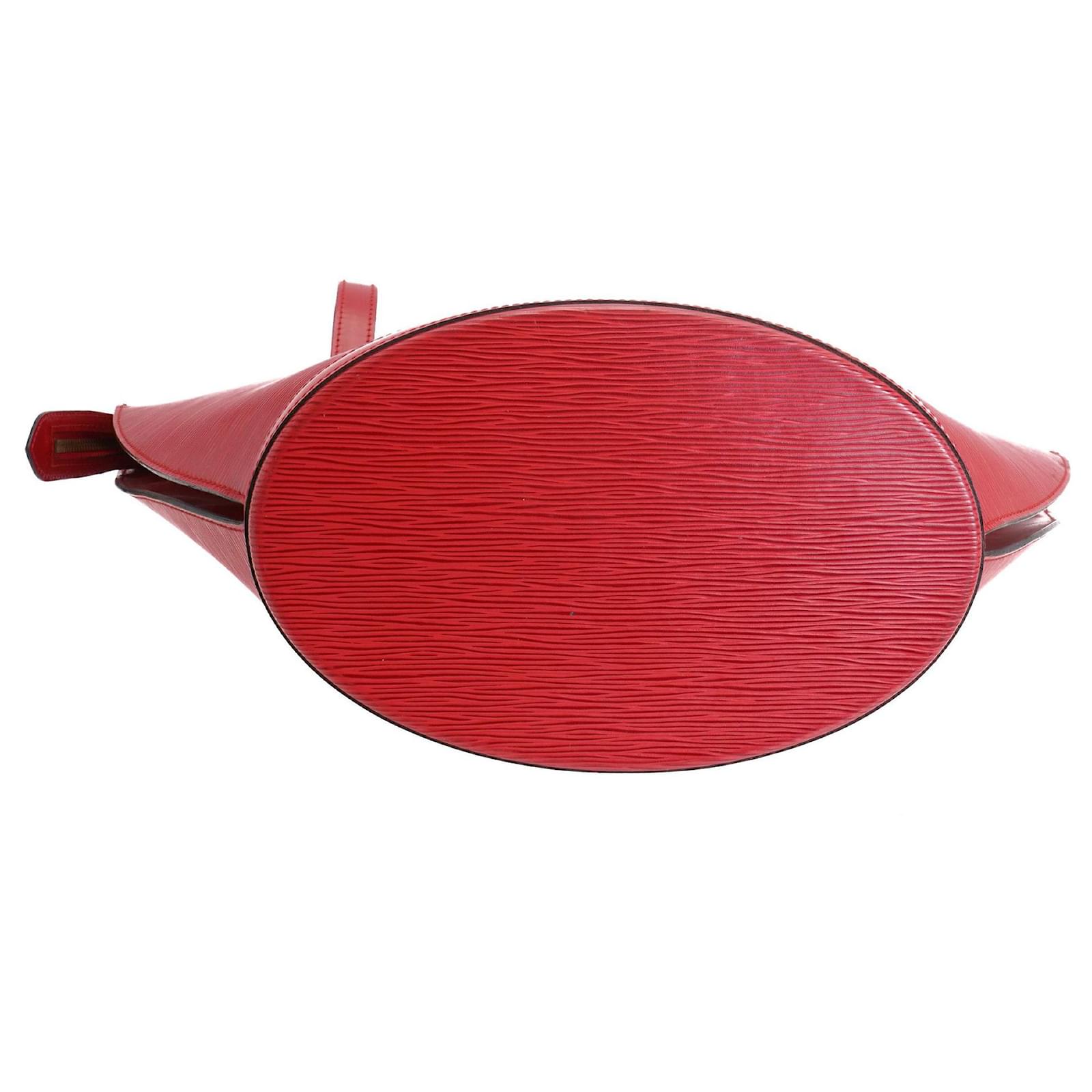 Louis Vuitton Saint-Jacques Shopping Red Leather ref.651984 - Joli Closet