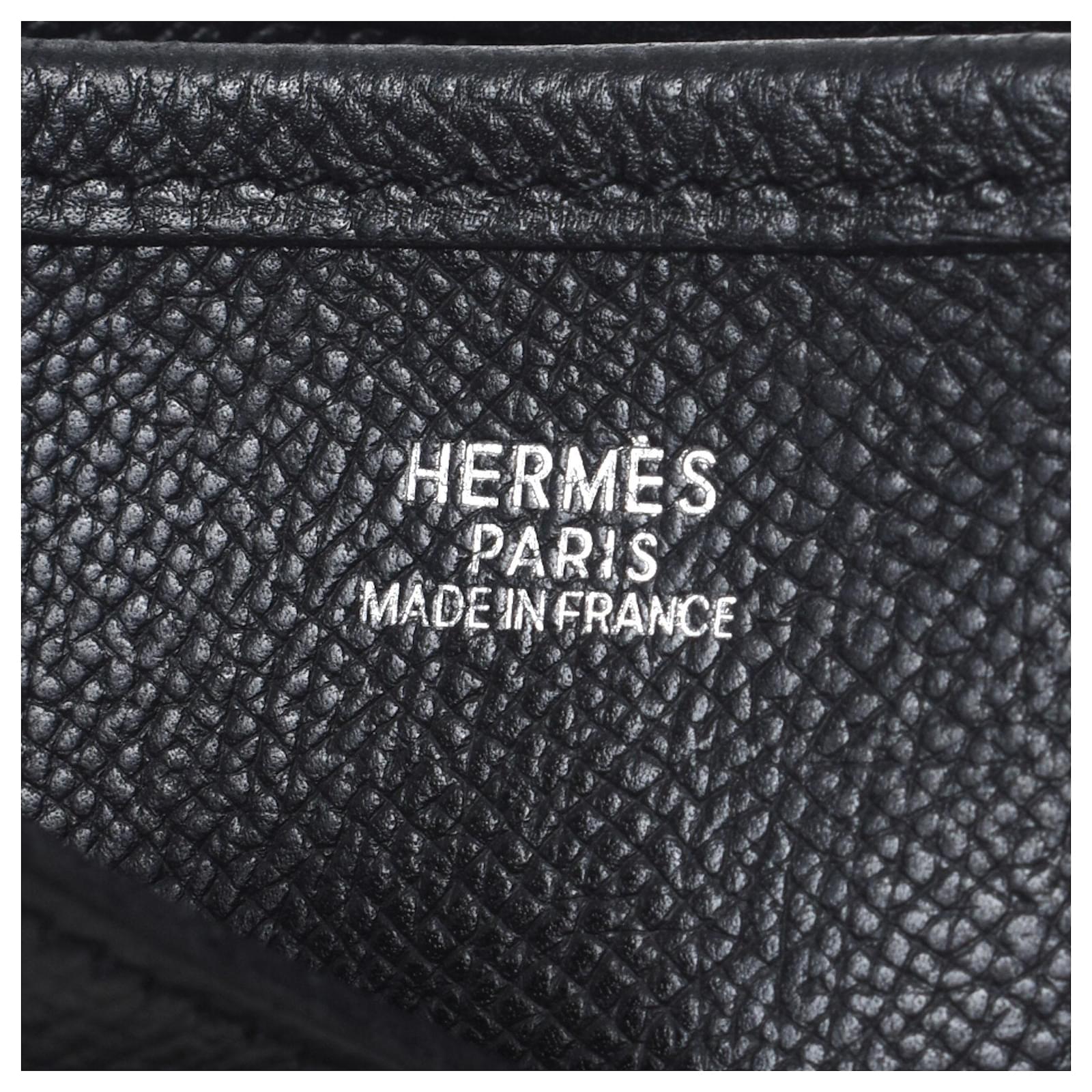 Hermès Hermes Evelyne PM I Black Leather Pony-style calfskin ref