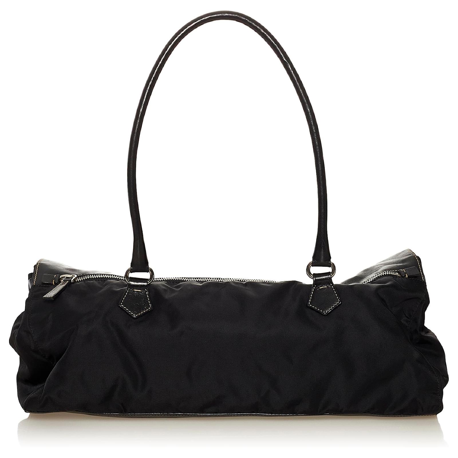 ビンテージ PRADA  TESSUTO EASY  バッグ Prada Black Tessuto Easy Shoulder Bag Nylon Cloth ref.652133