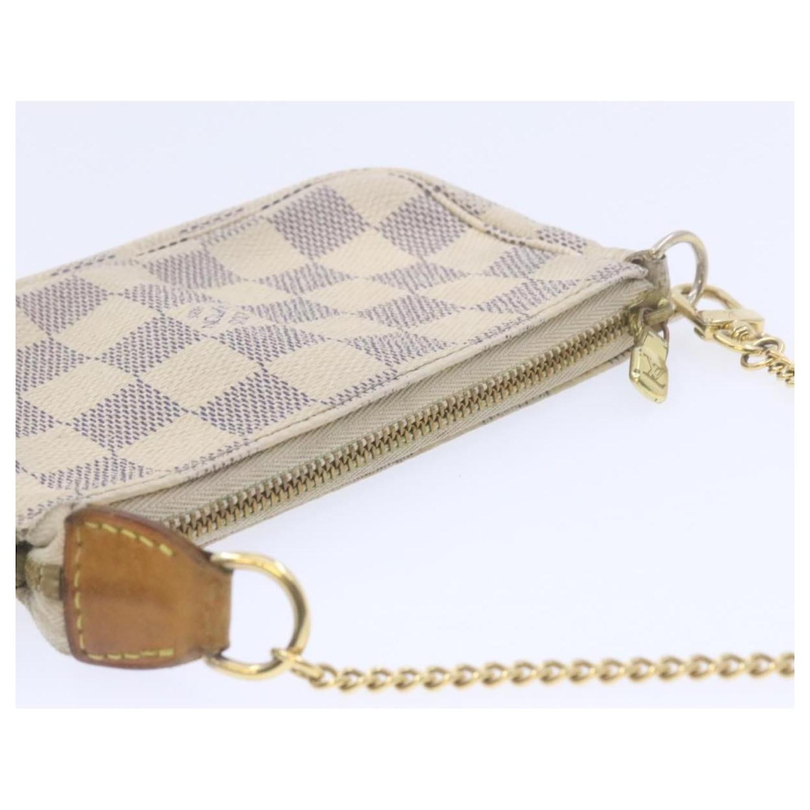 Louis Vuitton Mini Pochette Accessoires Beige Cloth ref.652615