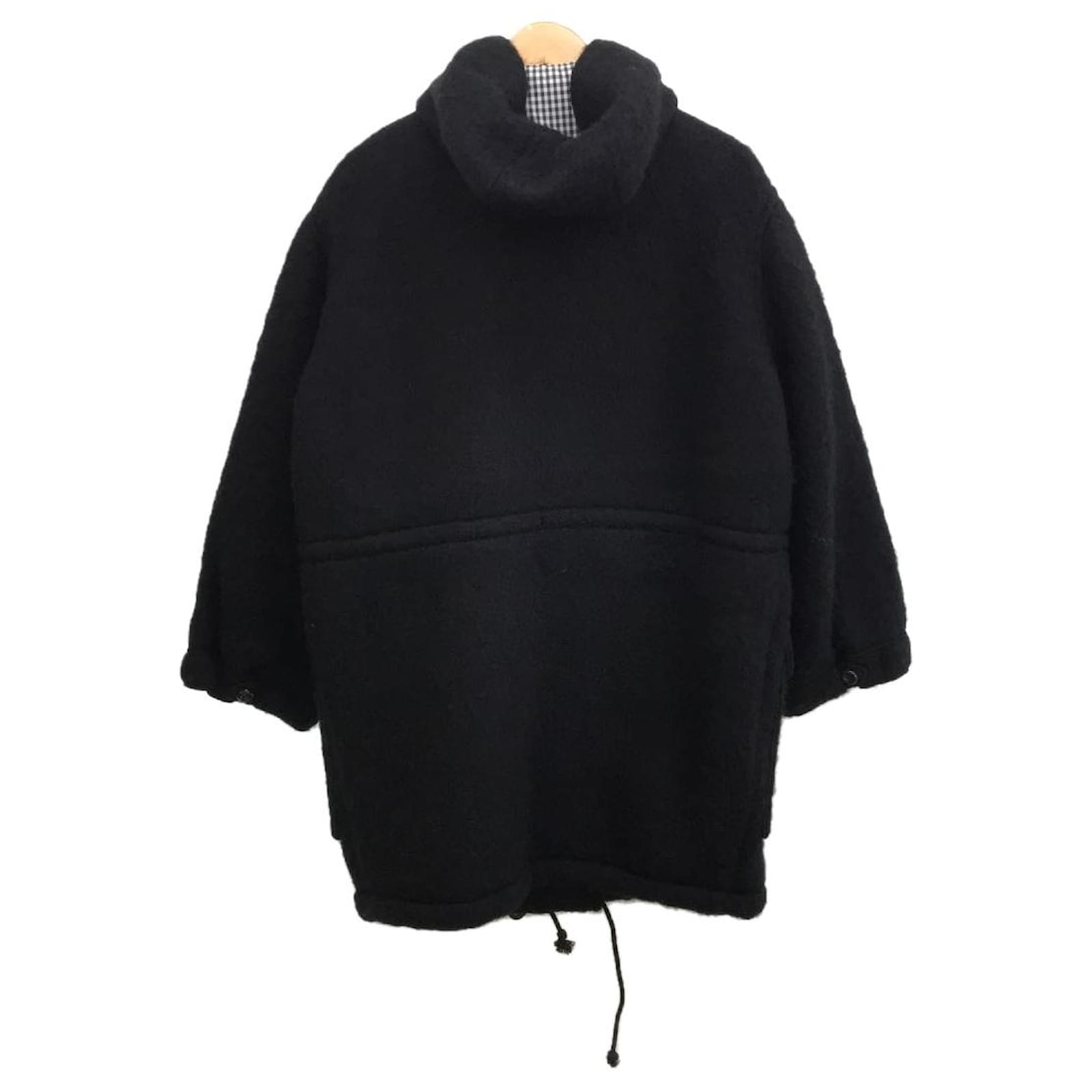 tricot COMME des GARCONS Duffle coat Black Wool ref.652772 - Joli Closet