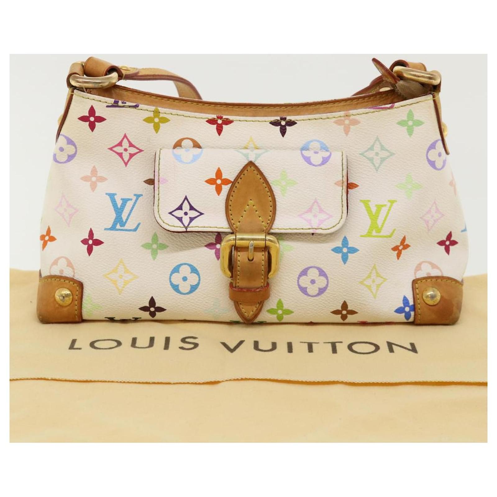 LOUIS VUITTON Monogram Multicolor Eliza Shoulder Bag White M40098 LV Auth  31338a ref.652902 - Joli Closet