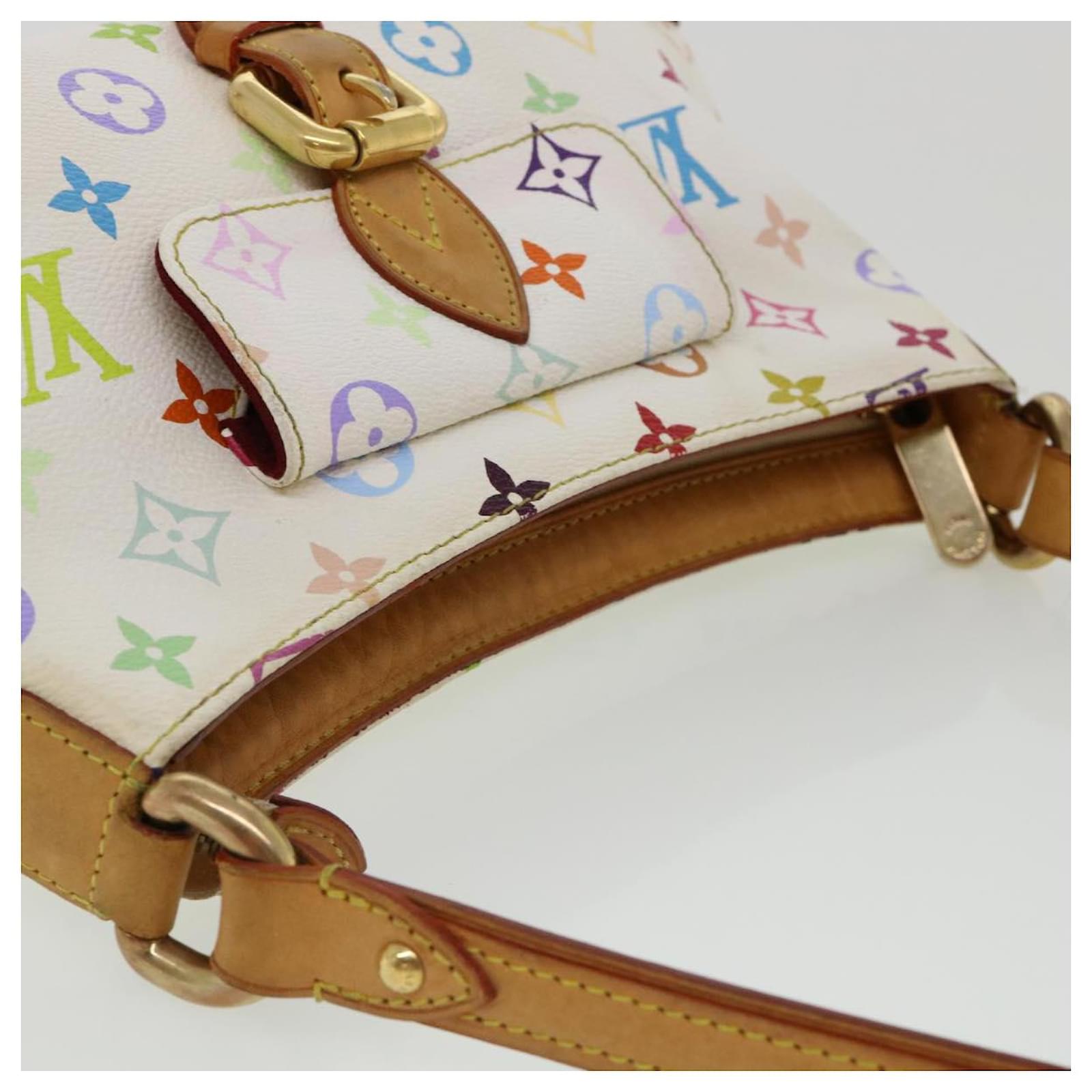 LOUIS VUITTON Monogram Multicolor Eliza Shoulder Bag White M40098 LV Auth  31338a ref.652902 - Joli Closet