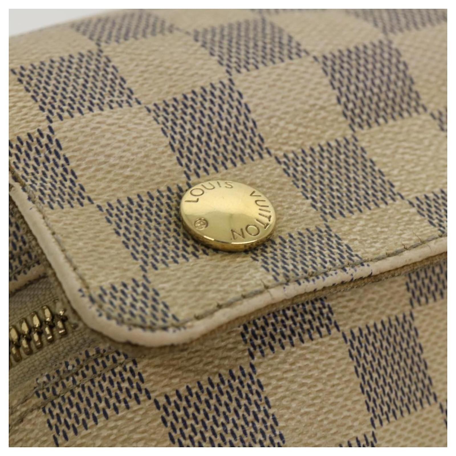 LOUIS VUITTON Damier Azur Naviglio Shoulder Bag N51189 LV Auth 31337  ref.652939 - Joli Closet