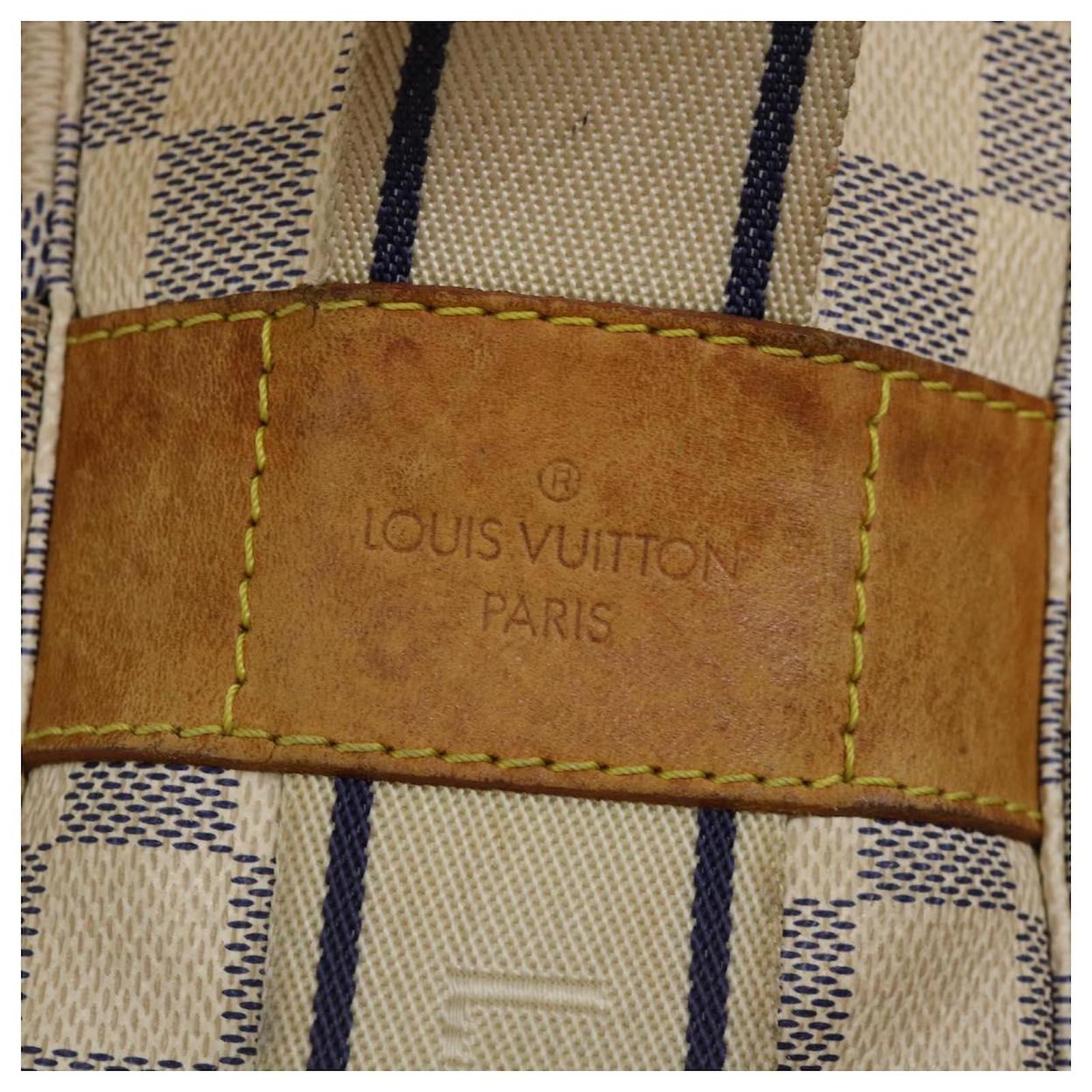 LOUIS VUITTON Damier Azur Naviglio Shoulder Bag N51189 LV Auth 31337  ref.652939 - Joli Closet