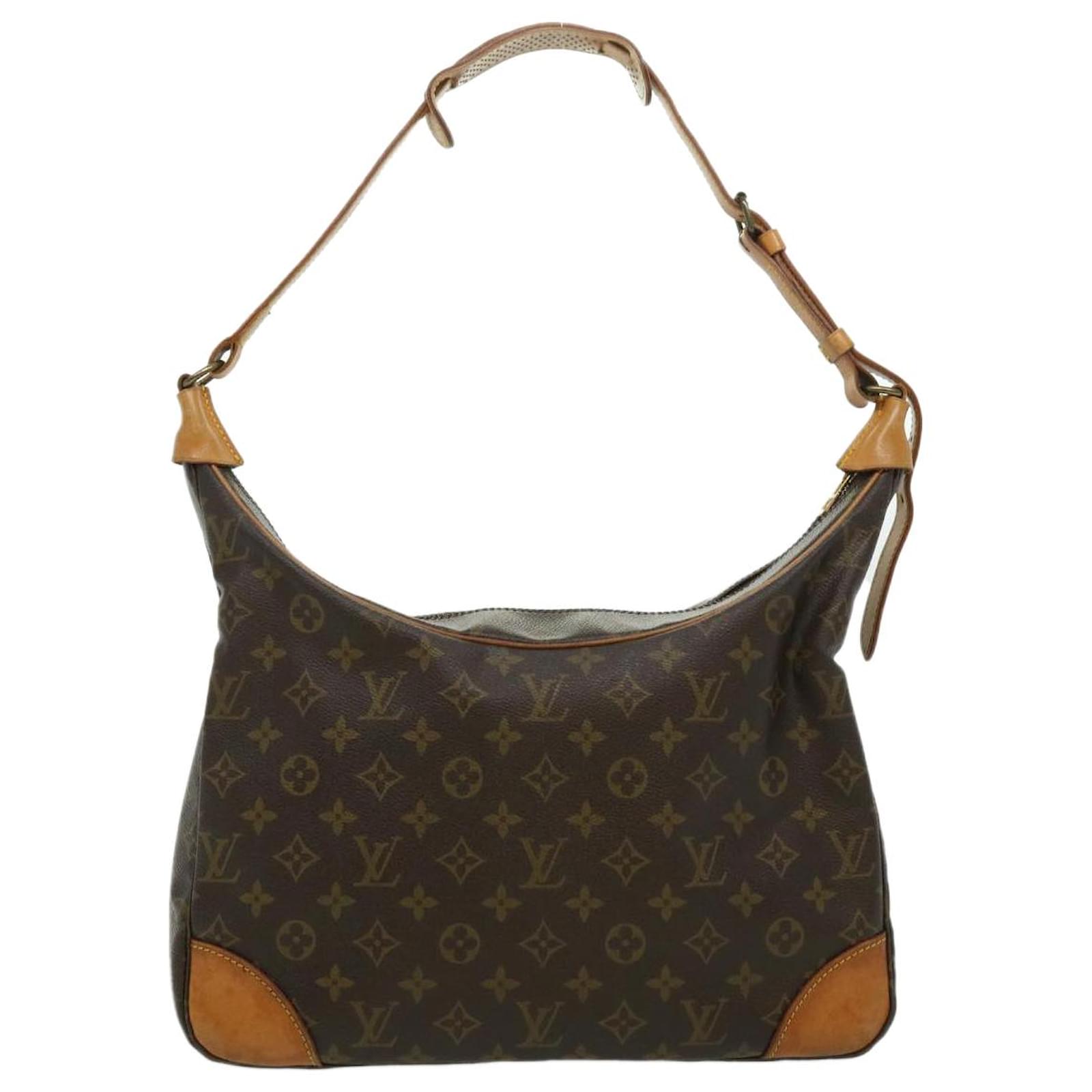 Louis Vuitton Monogram Multicolor Boulogne Shoulder Bag Black M92638 Auth 23547A, Women's