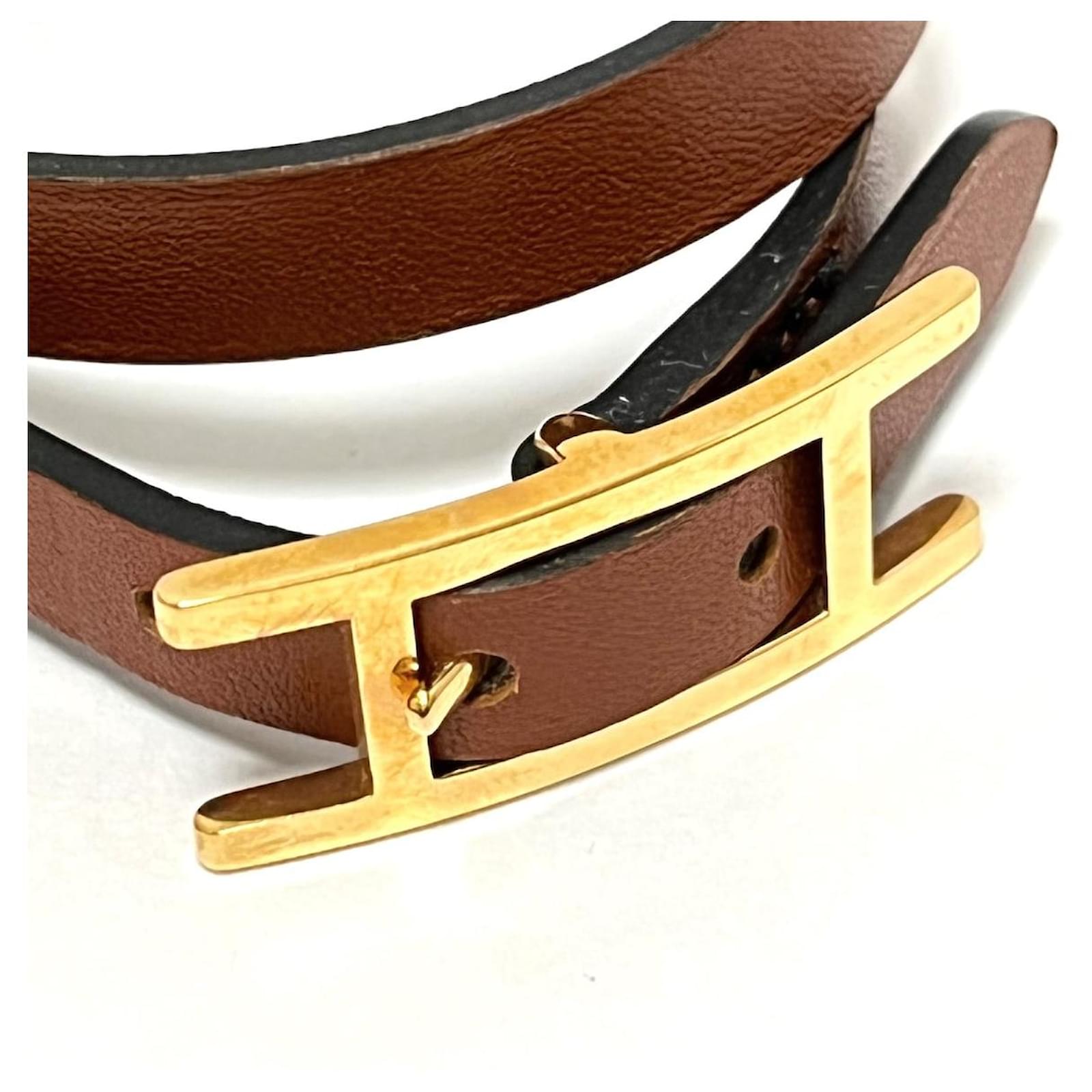 Hermès Hapi 3 Brown Leather ref.653661 - Joli Closet