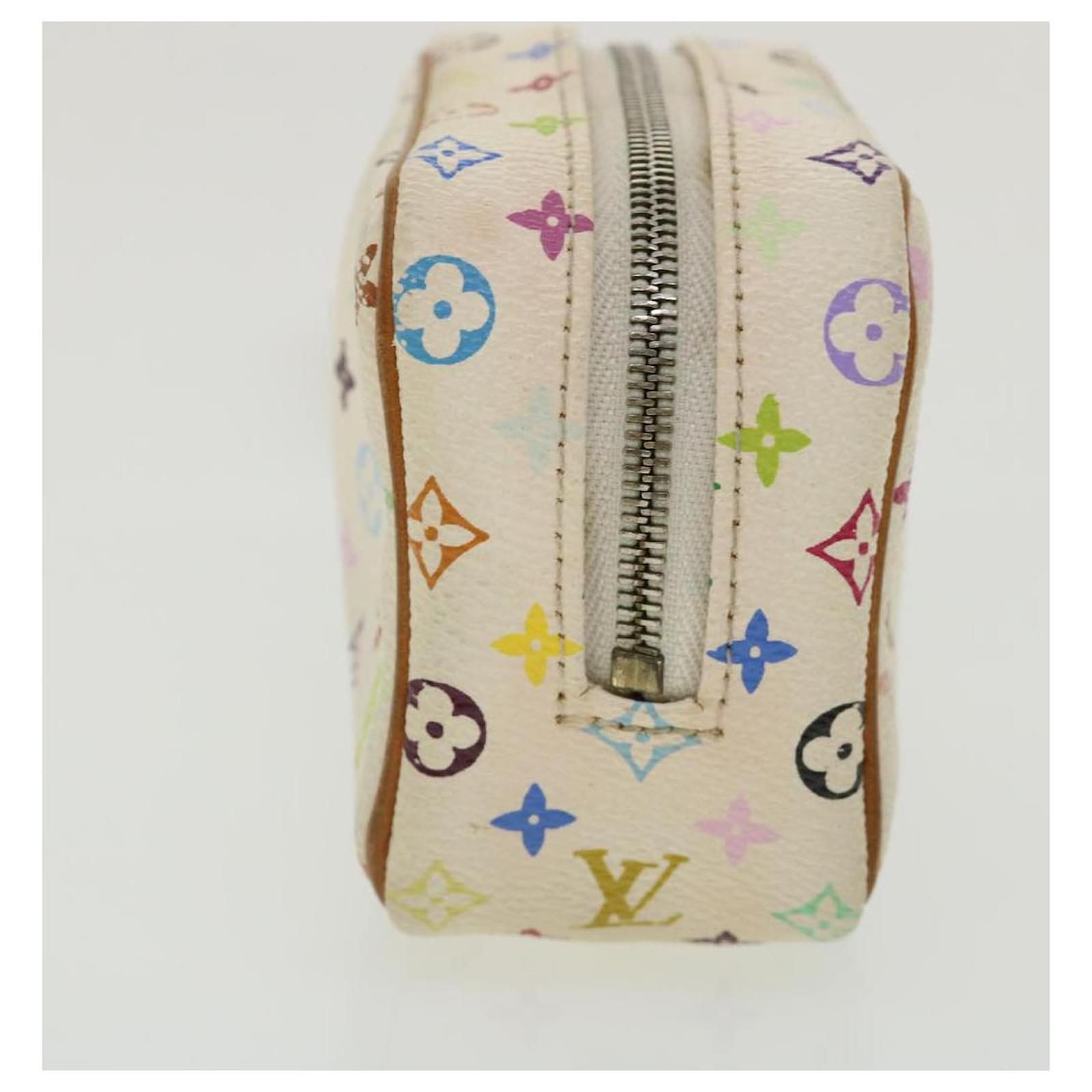 Louis Vuitton Monogram Multicolor Trousse Wapity Pouch White M58033