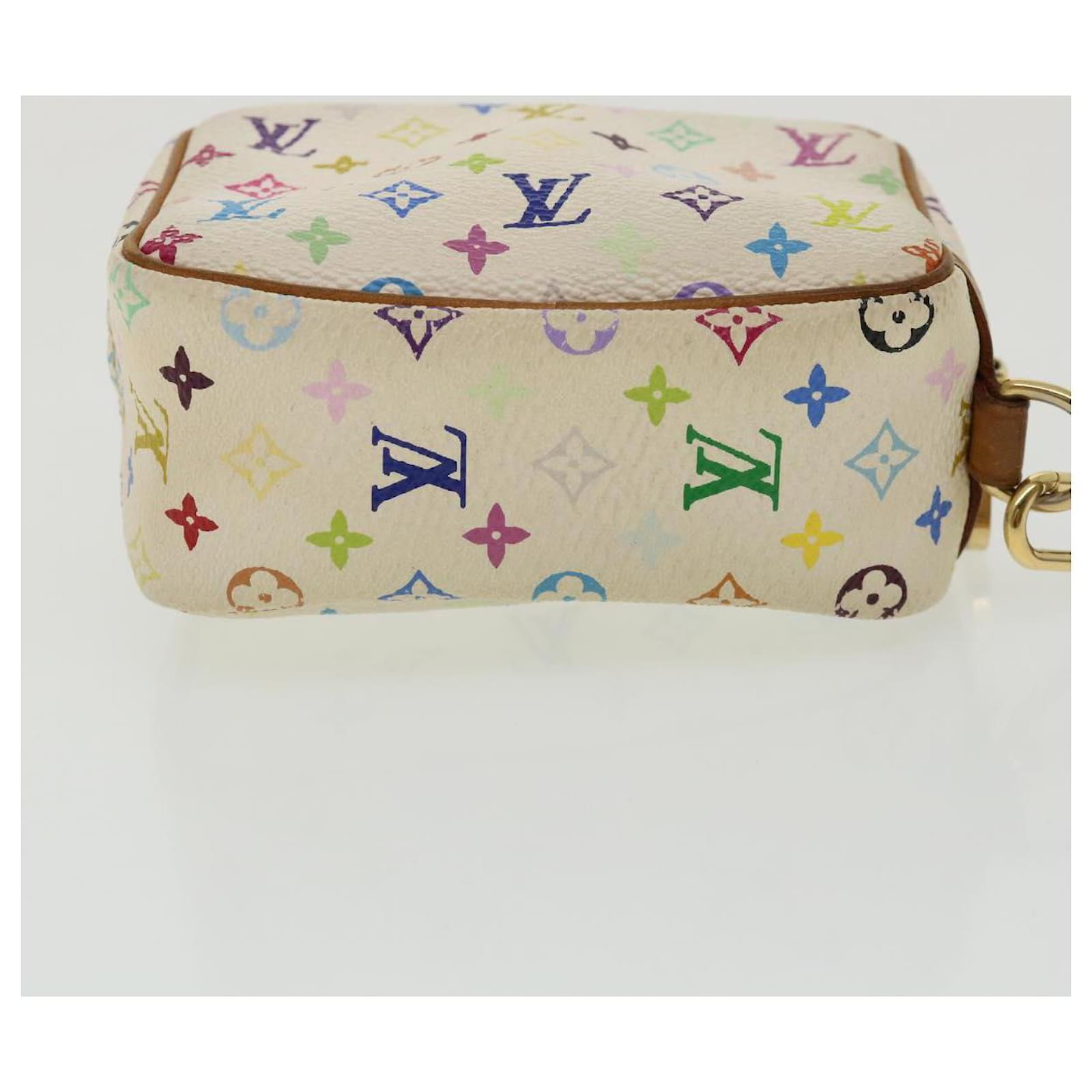 LOUIS VUITTON Monogram Multicolor Trousse Wapity Pouch White M58033 Auth  nh610 ref.584779 - Joli Closet