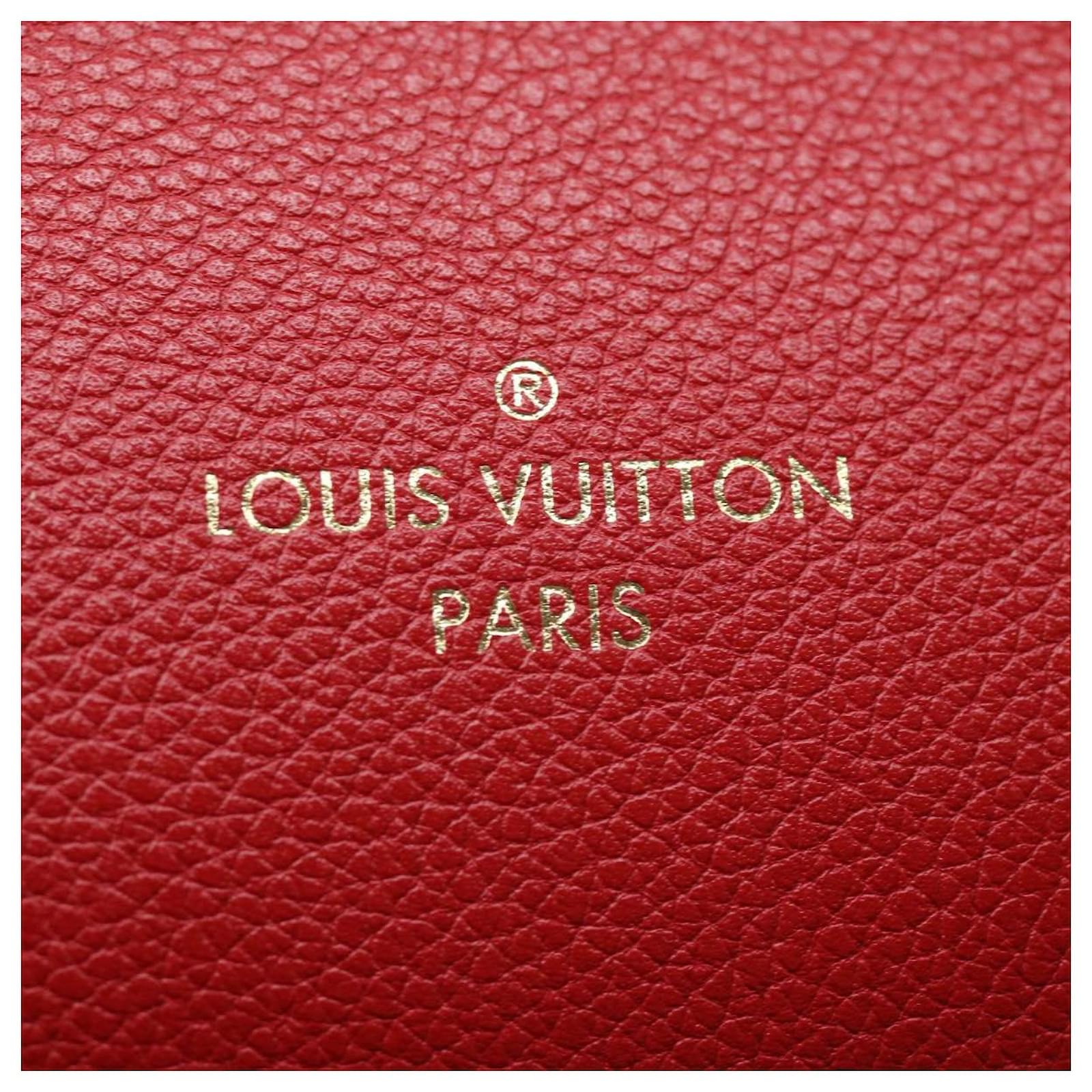 LOUIS VUITTON Monogram Cerise Kimono MM Tote Bag Red M40459 LV Auth 31