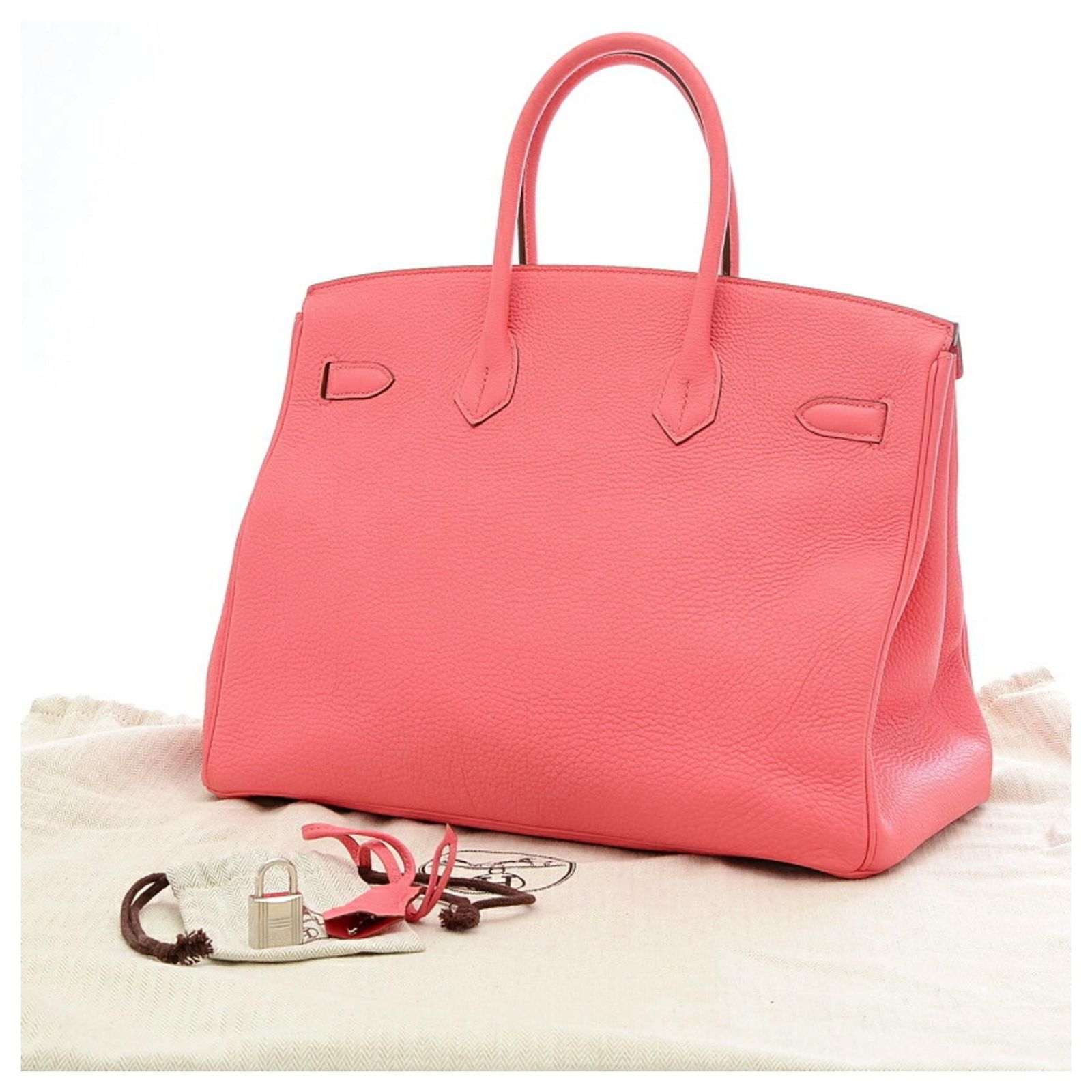 Hermès HERMES BIRKIN 35 Red Leather ref.654295 - Joli Closet