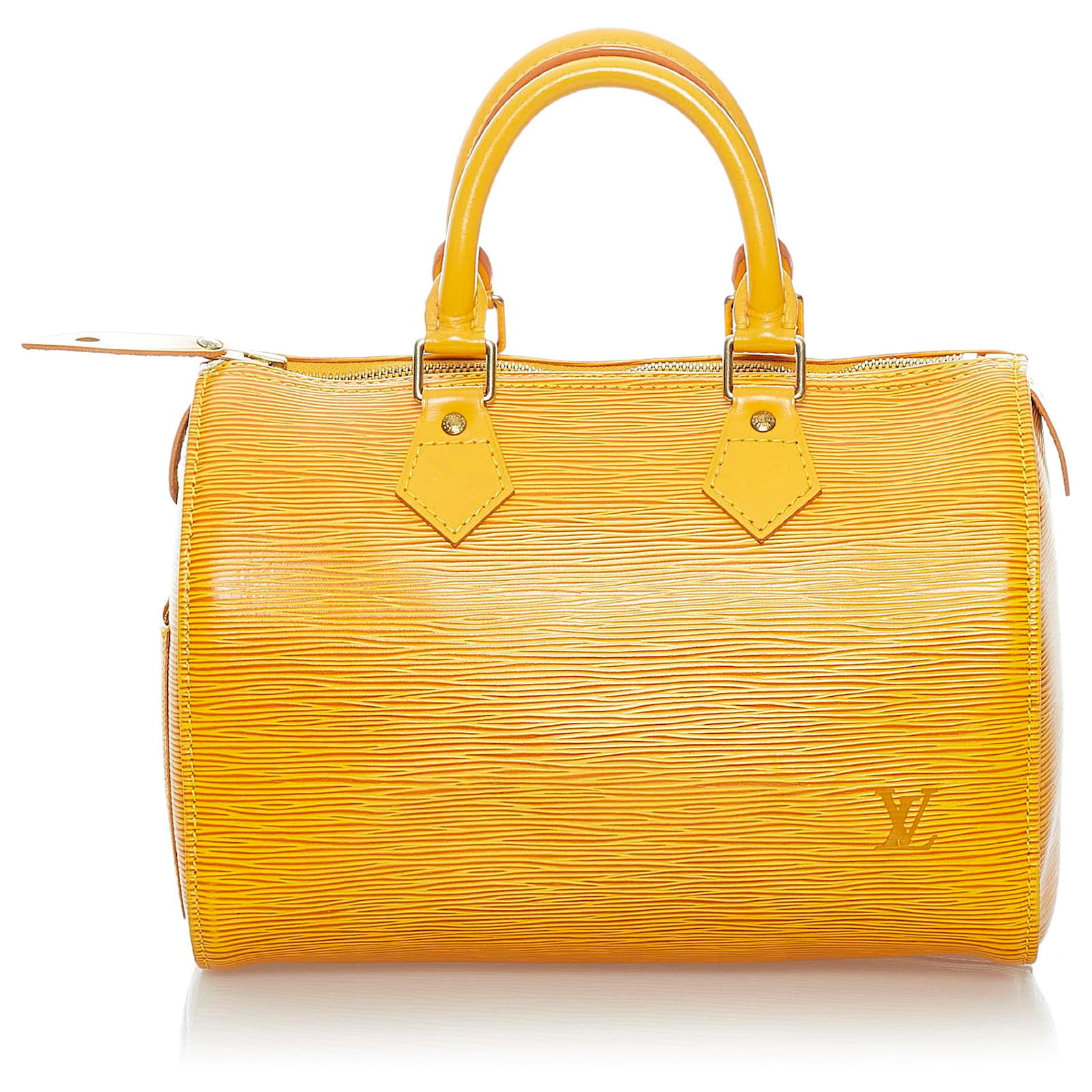 LOUIS VUITTON Epi Speedy 25 Yellow 20732