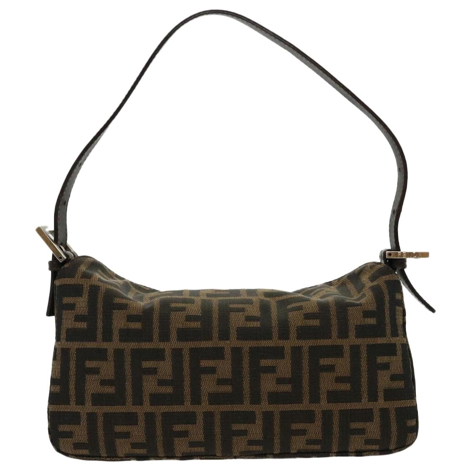 Fendi Mamma Baguette Brown Cloth ref.654820 - Joli Closet