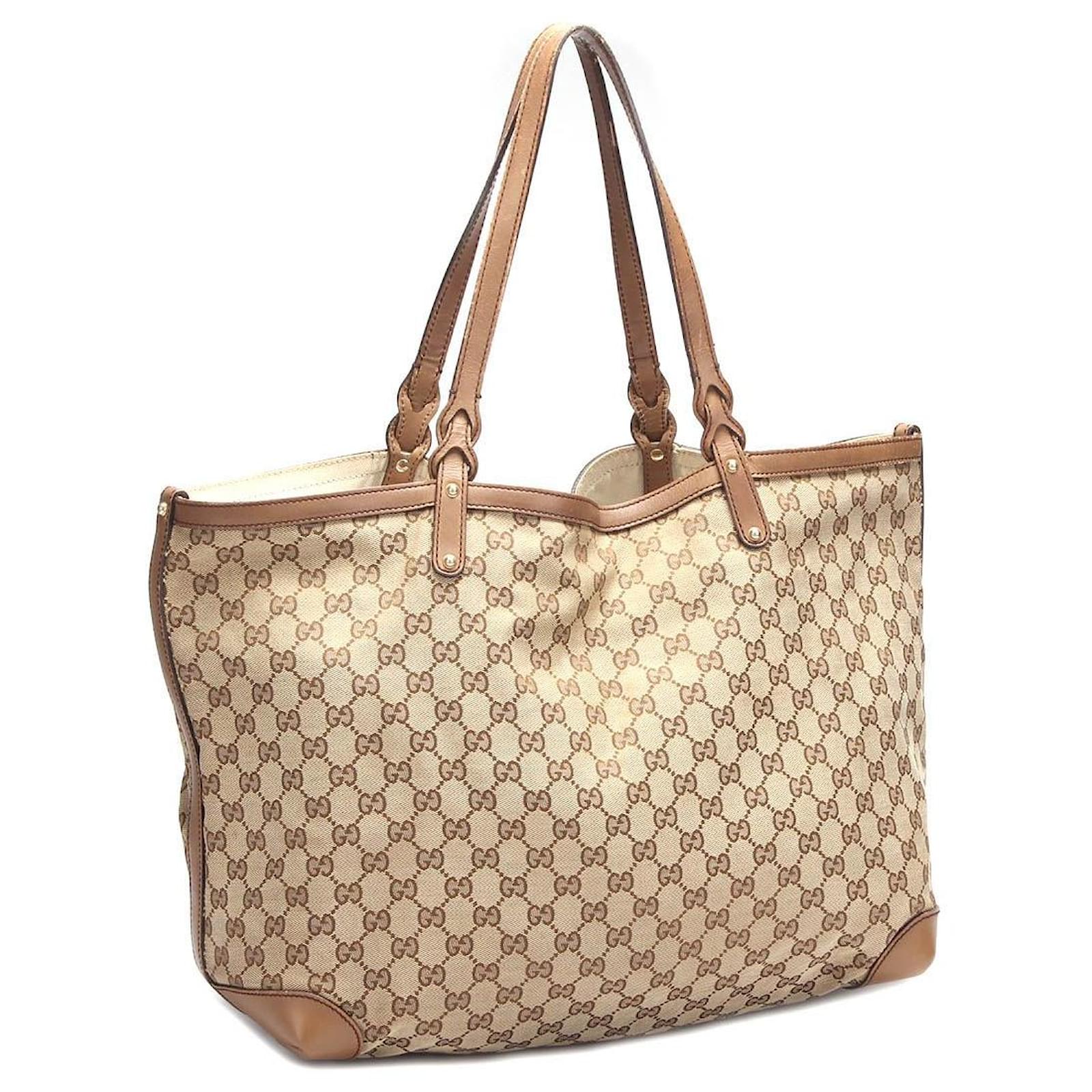 Gucci, Bags, Gucci Original Gg Canvas Craft Tote Large