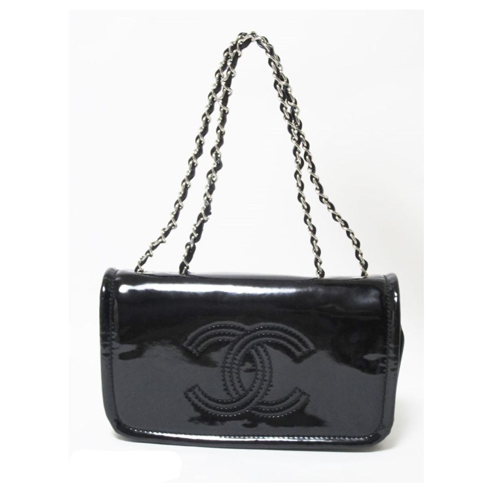 Sac ZARA Bandoulière Noir - Chaîne Argentée - Cuir Synthétique Neuf