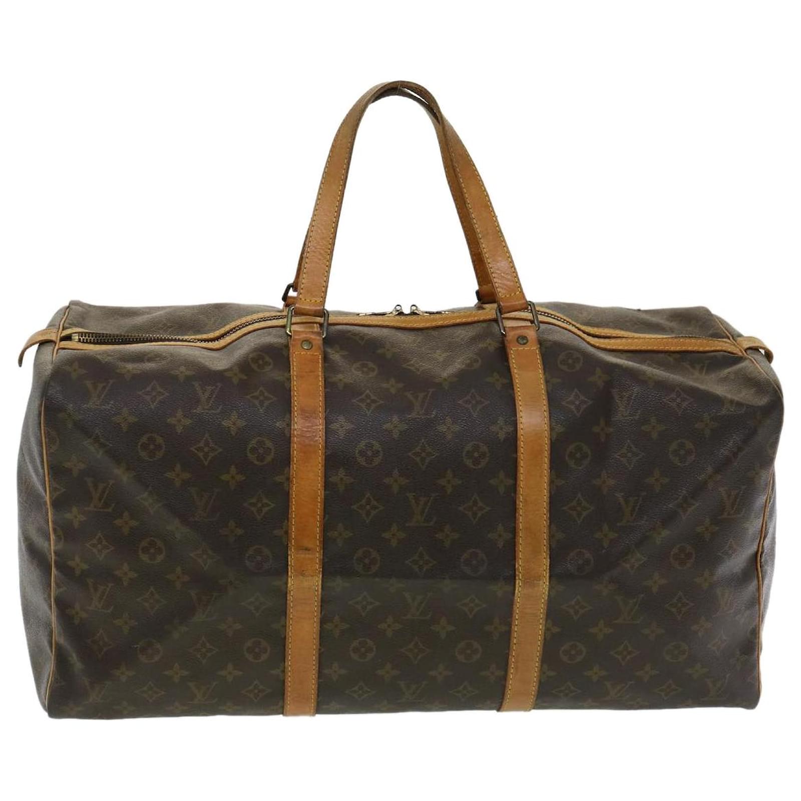 LOUIS VUITTON Sac Souple 55 Monogram Canvas Boston Bag Brown-US