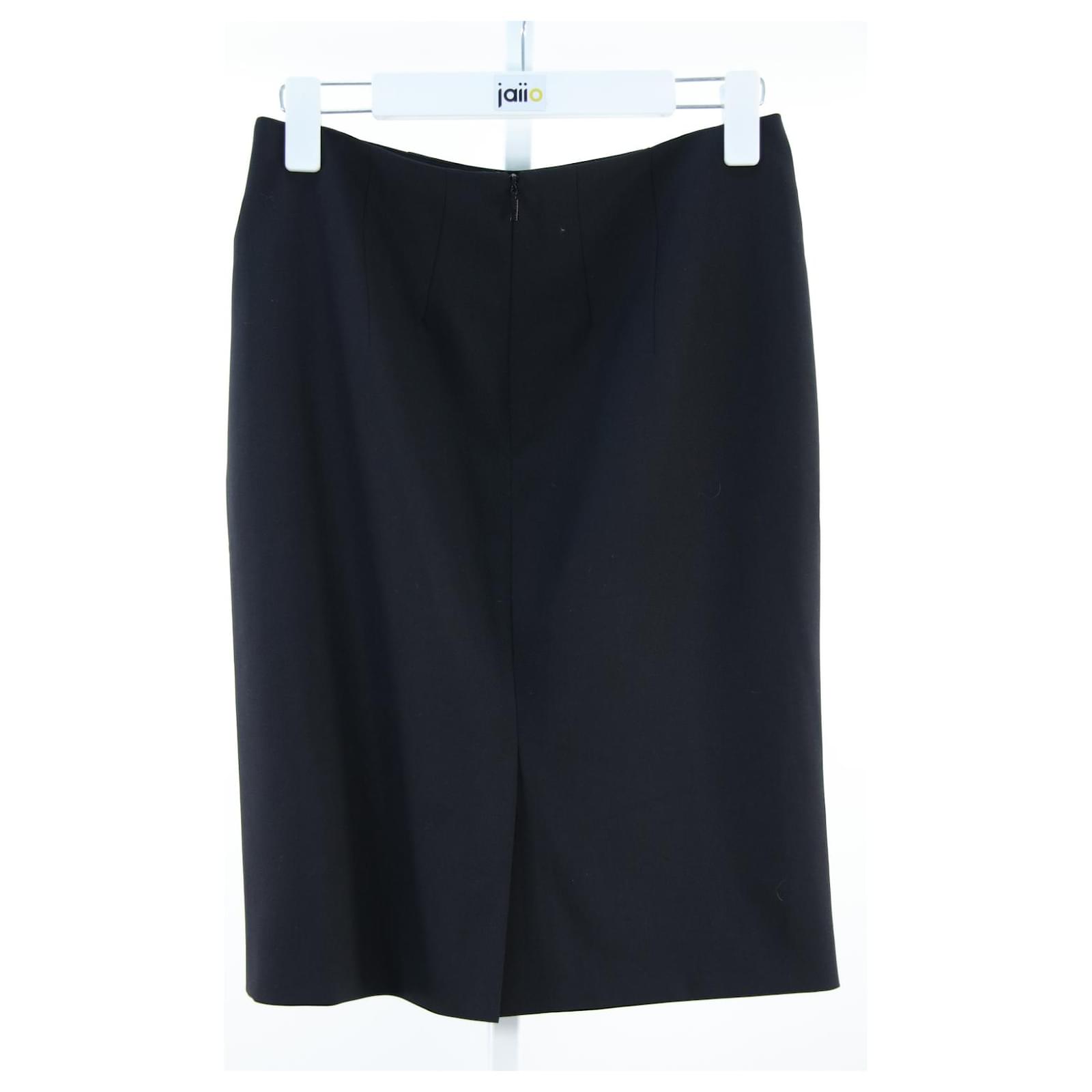 Hugo Boss skirt 38 Black Wool ref.655407 - Joli Closet