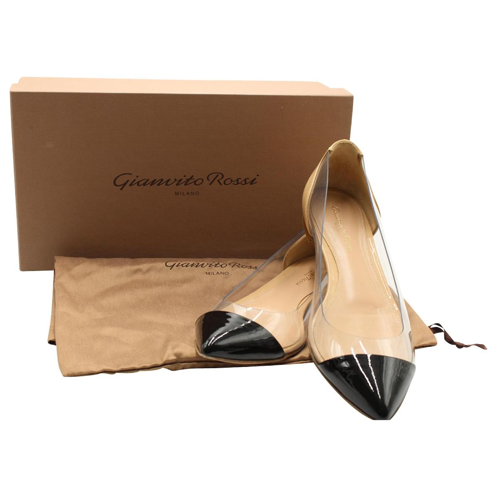 Gianvito rossi hot sale plexi flats