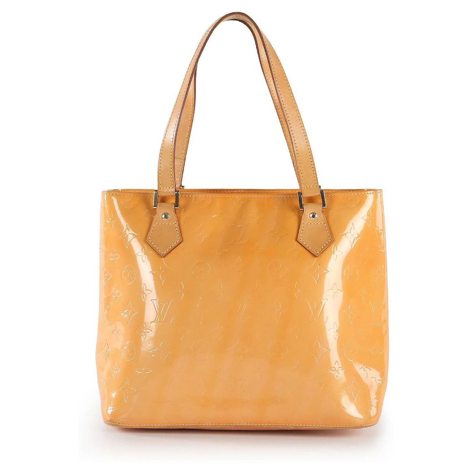 Get BIG Savings on Louis Vuitton Orange Embossed Leather Soft