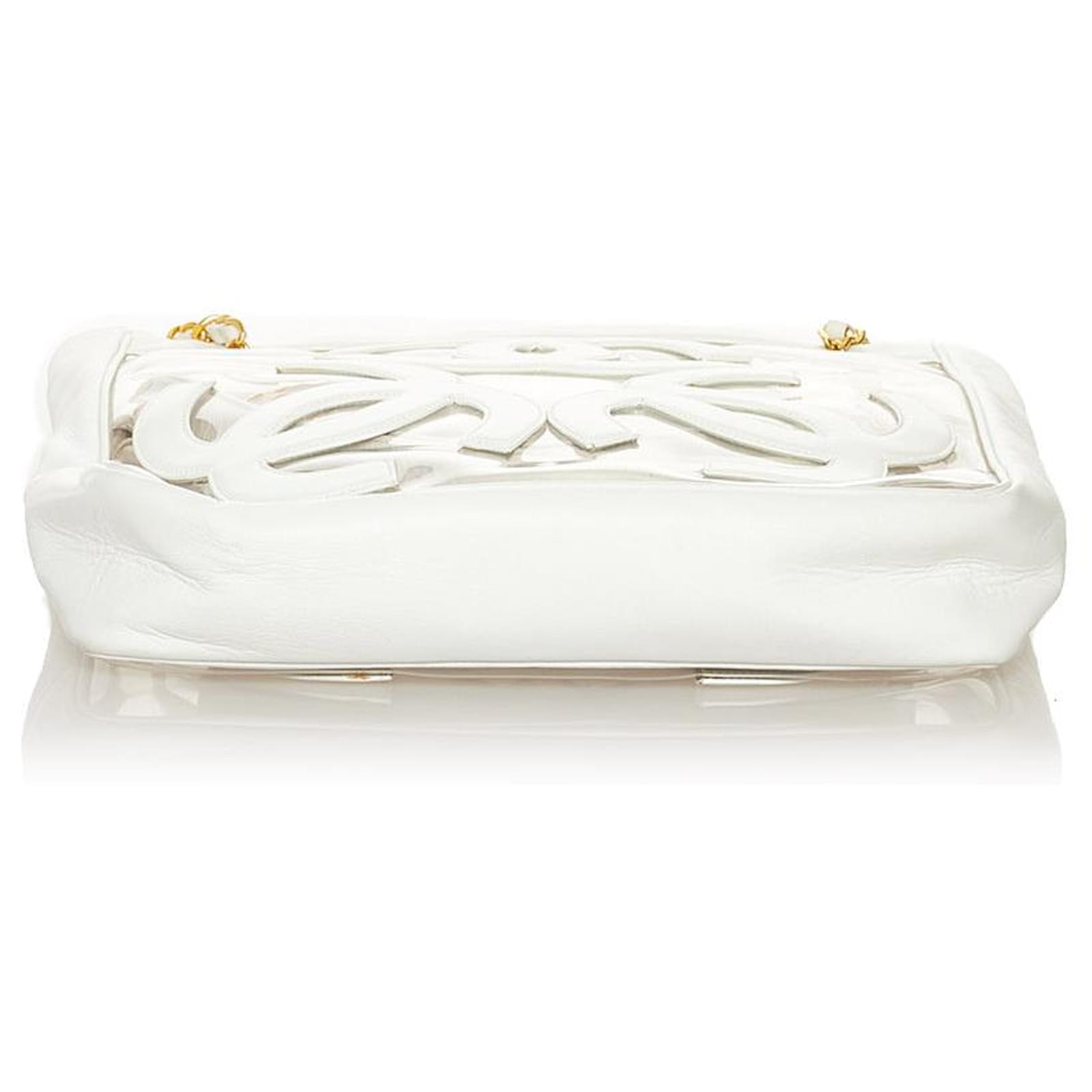Chanel White PVC Triple CC Tote Bag Plastic ref.656422 - Joli Closet