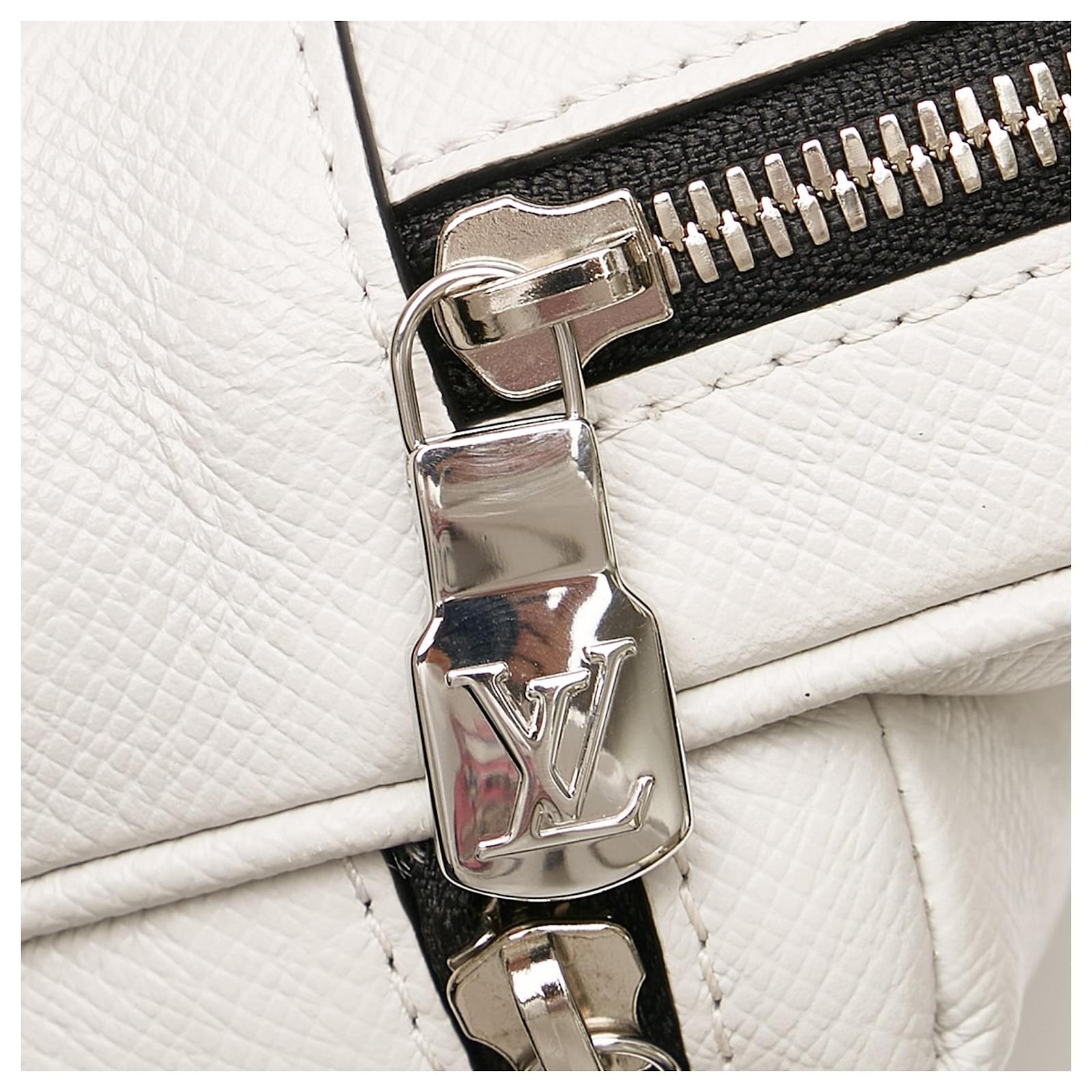 Louis Vuitton White Monogram Taigarama Outdoor Bumbag Leather Pony-style  calfskin ref.656434 - Joli Closet