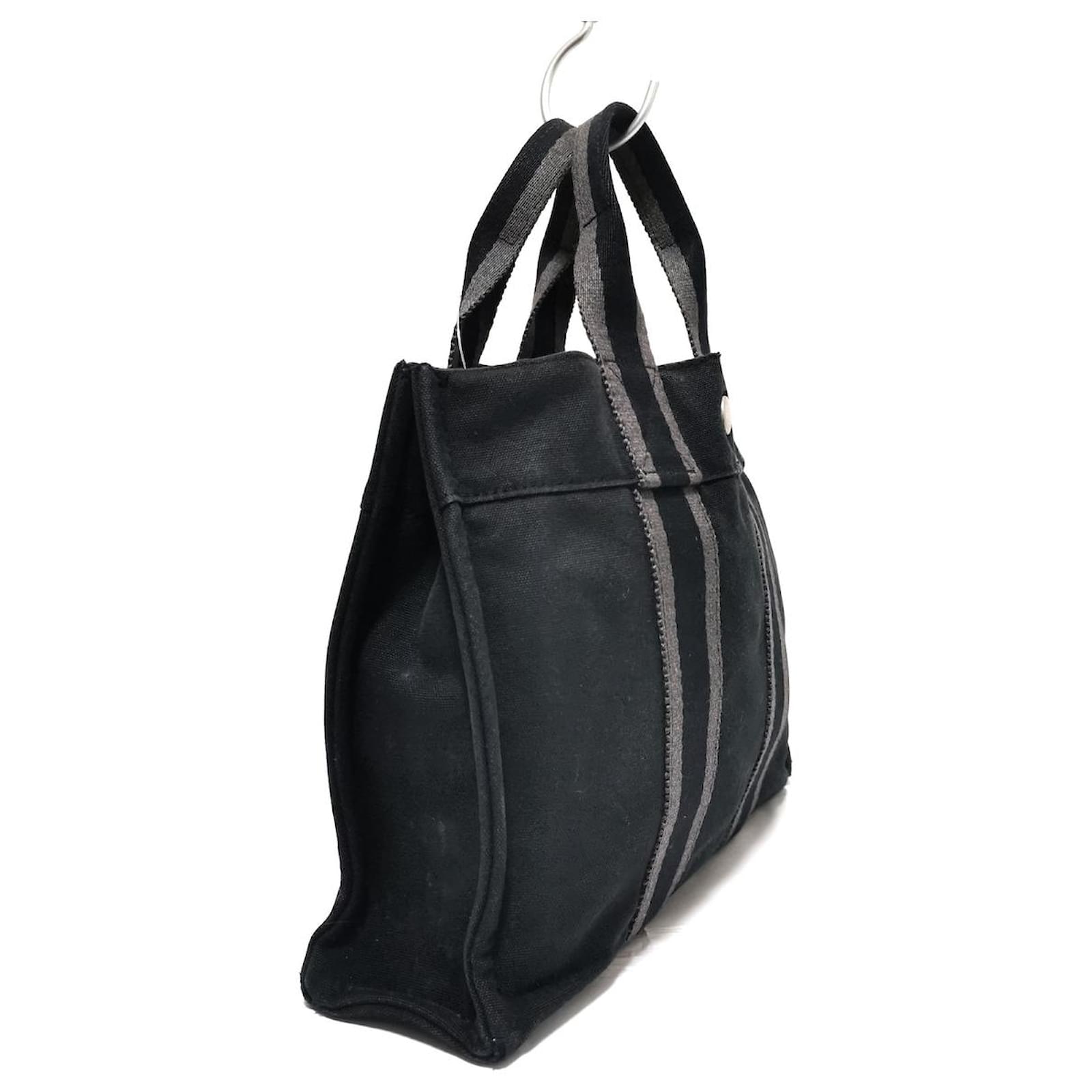 Hermès Tote bag Black Cloth ref.656555 - Joli Closet