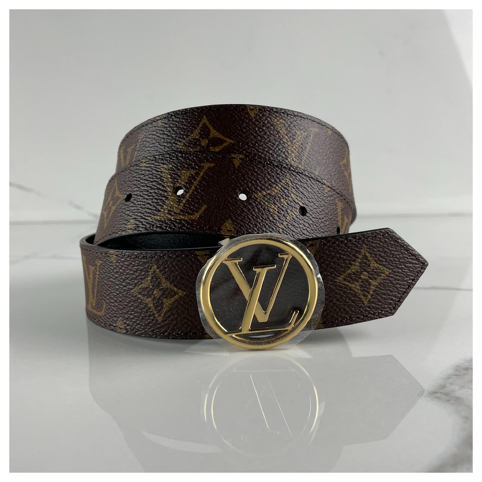 Louis Vuitton LV Circle 35MM Reversible Epi Leather Belt - Brown Belts,  Accessories - LOU676863