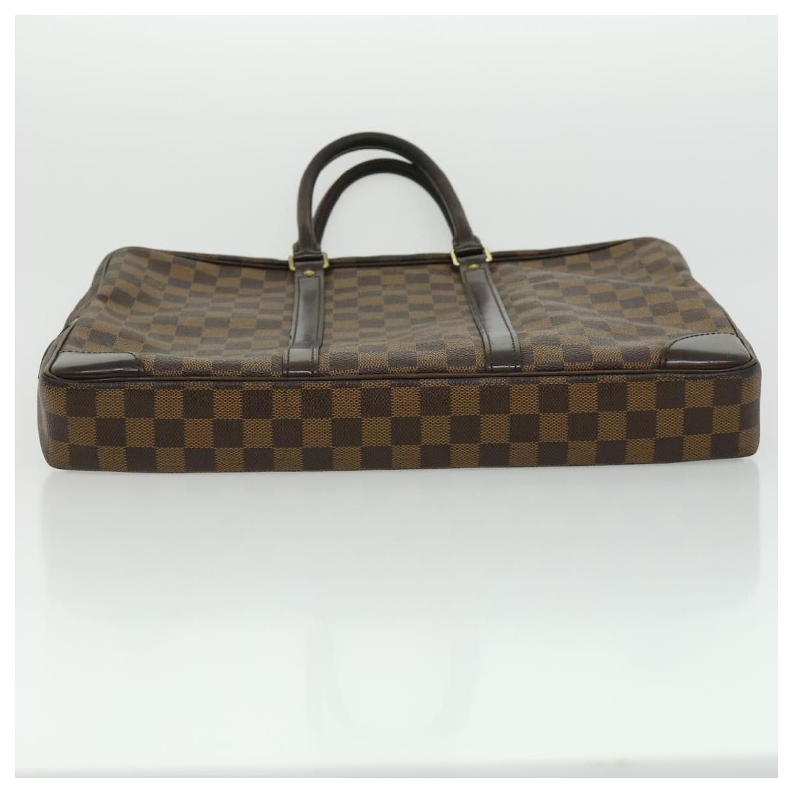 Louis Vuitton Porte Documents Voyage Damier Ebene N41124