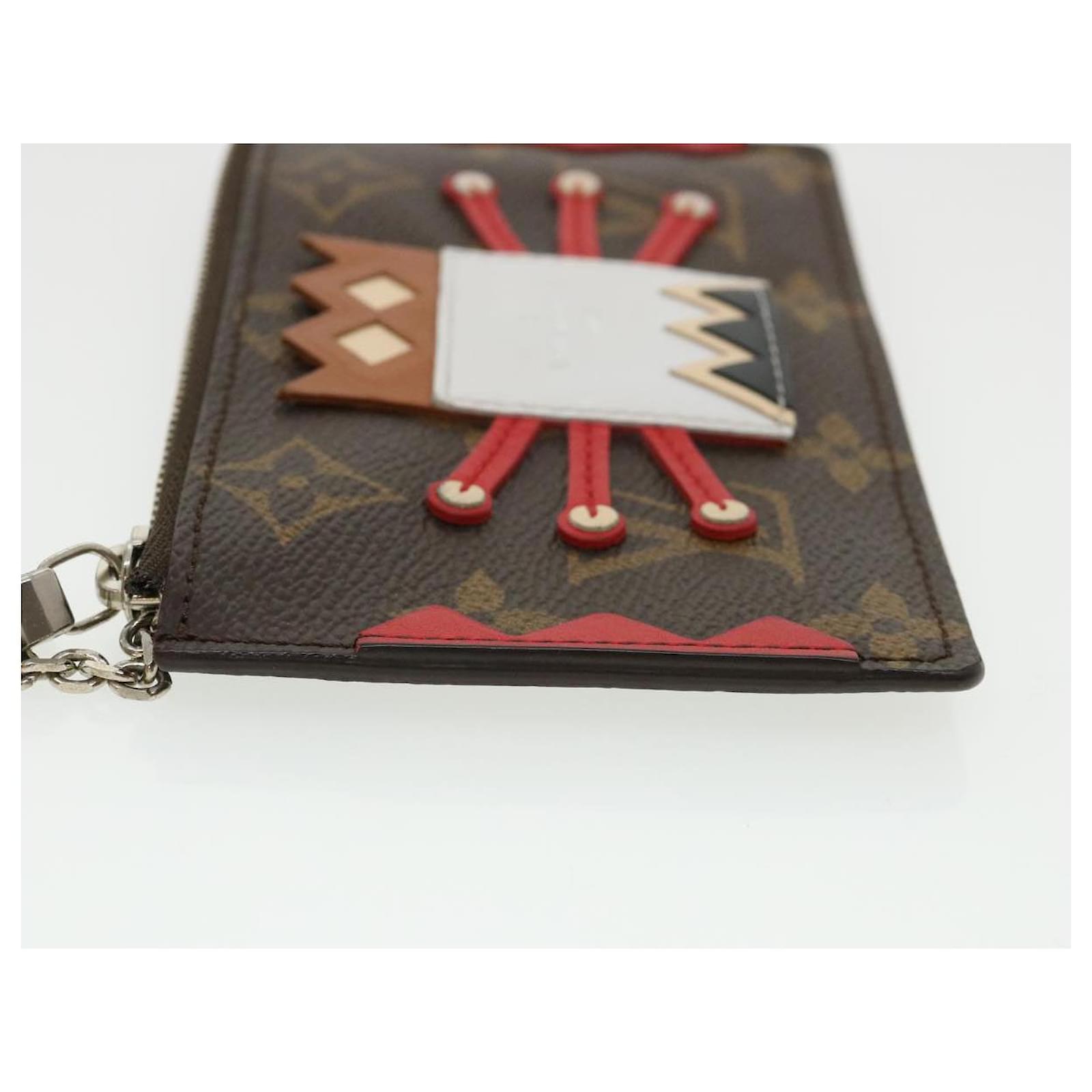 Louis Vuitton Coin Case M60213 Pochette Cle Tribal Mask Monogram