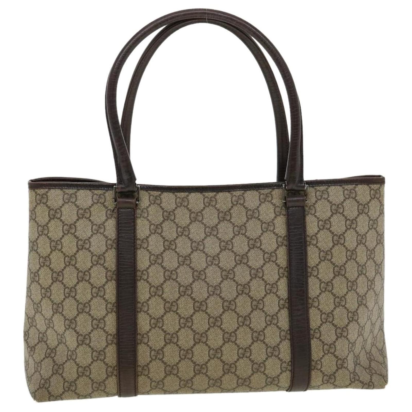 GUCCI GG Canvas Tote Bag Beige Auth th2924 ref.656672 - Joli
