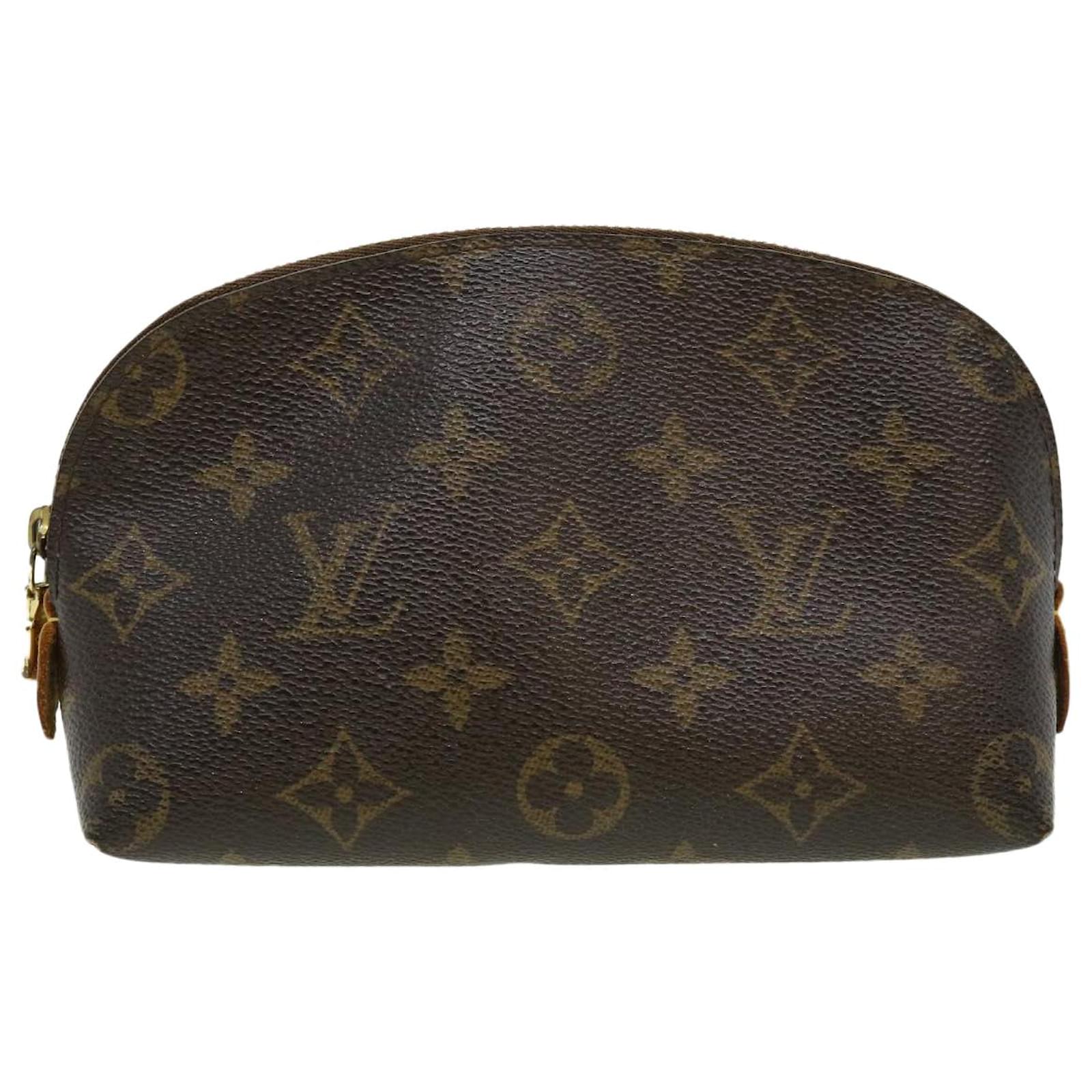 LOUIS VUITTON Epi Dauphine PM Pouch Blue M48445 LV Auth 40379