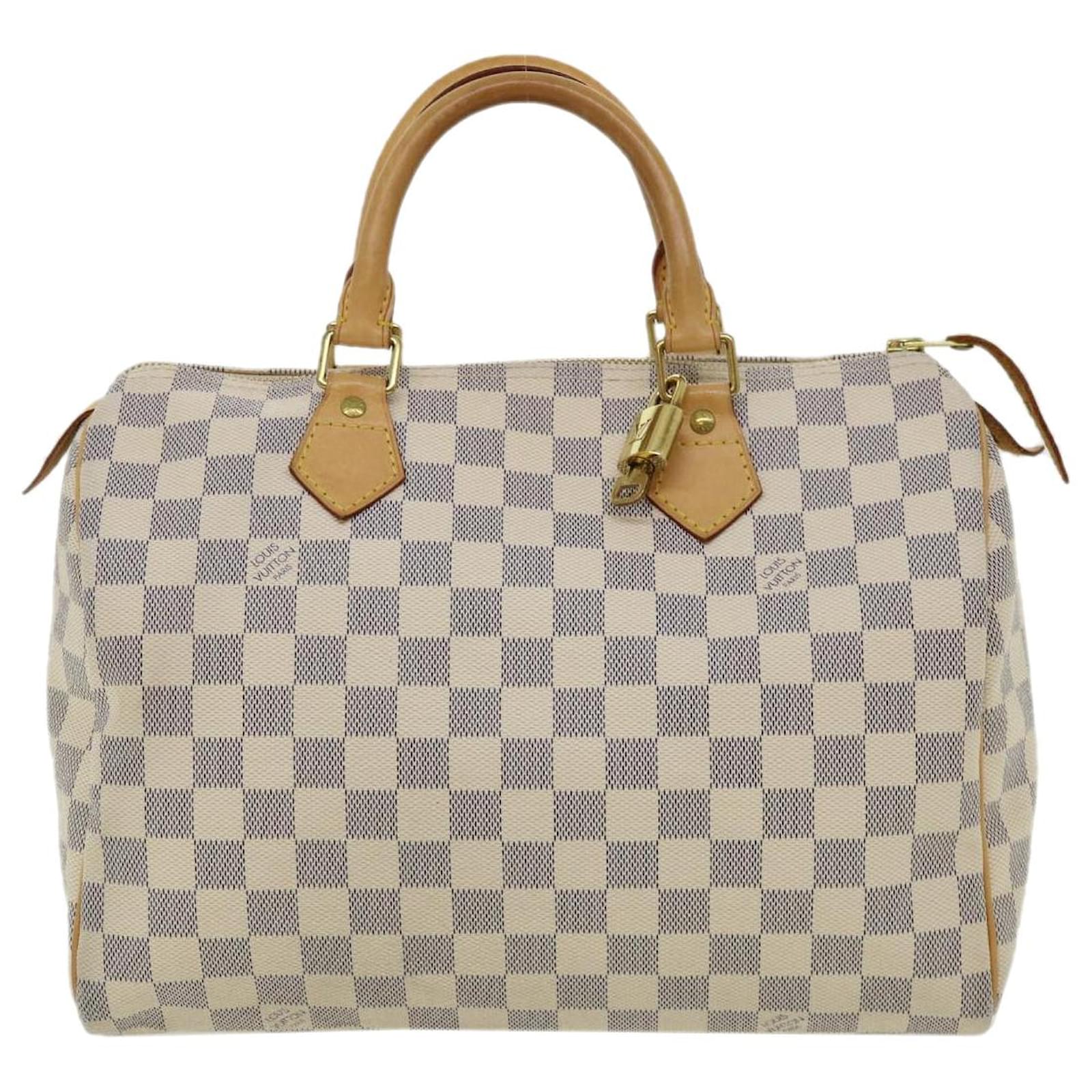 Louis Vuitton Damier Azur Speedy 30 Hand Bag N41533 LV Auth 49583  ref.1020971 - Joli Closet