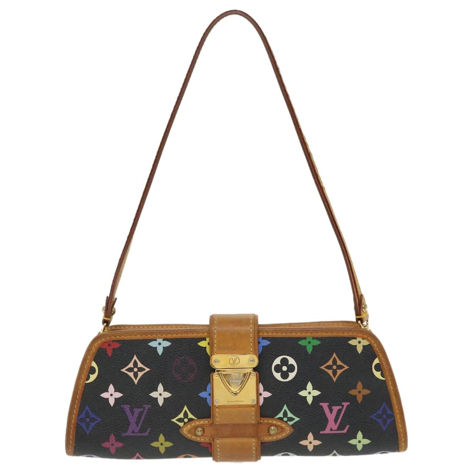 Louis Vuitton Monogram Multicolor Marilyn White Hand Shoulder Bag M40127