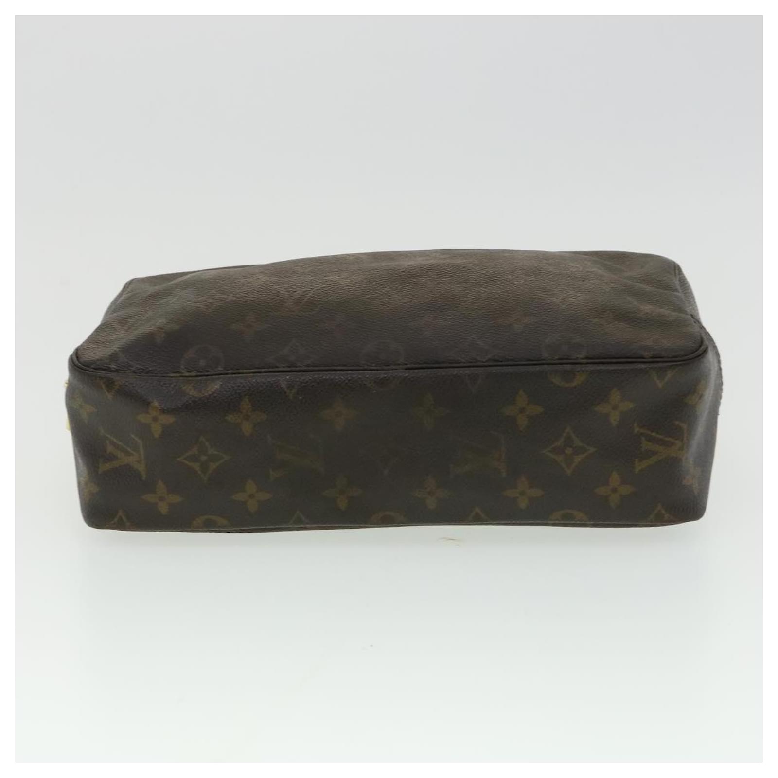 Louis Vuitton Monogram Trousse Toilette 28 M47522 Brown Cloth ref