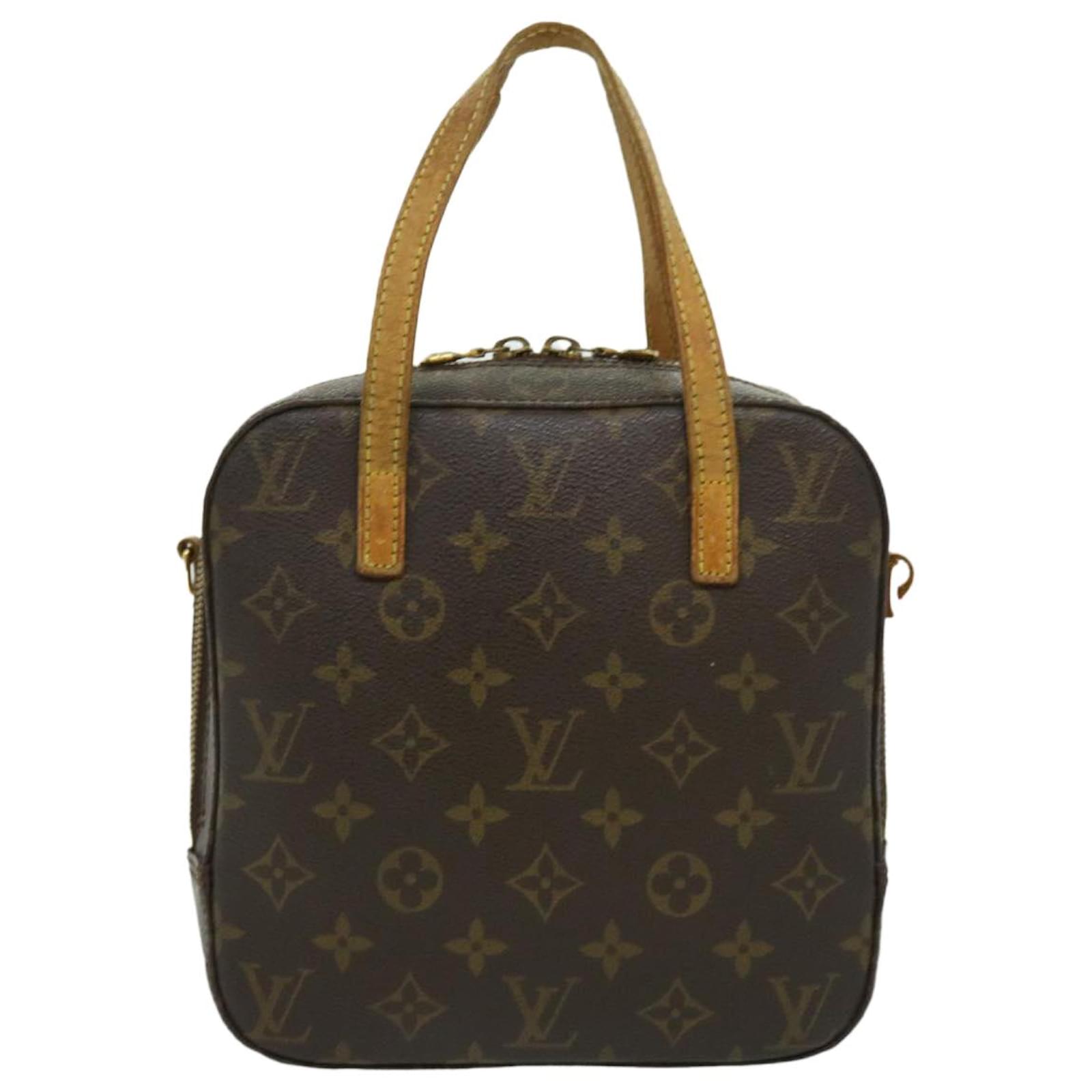 Louis Vuitton Shoulder Bag Spontini 2Way Hand M47500 Monogram Canvas Brown  Women's LOUIS VUITTON
