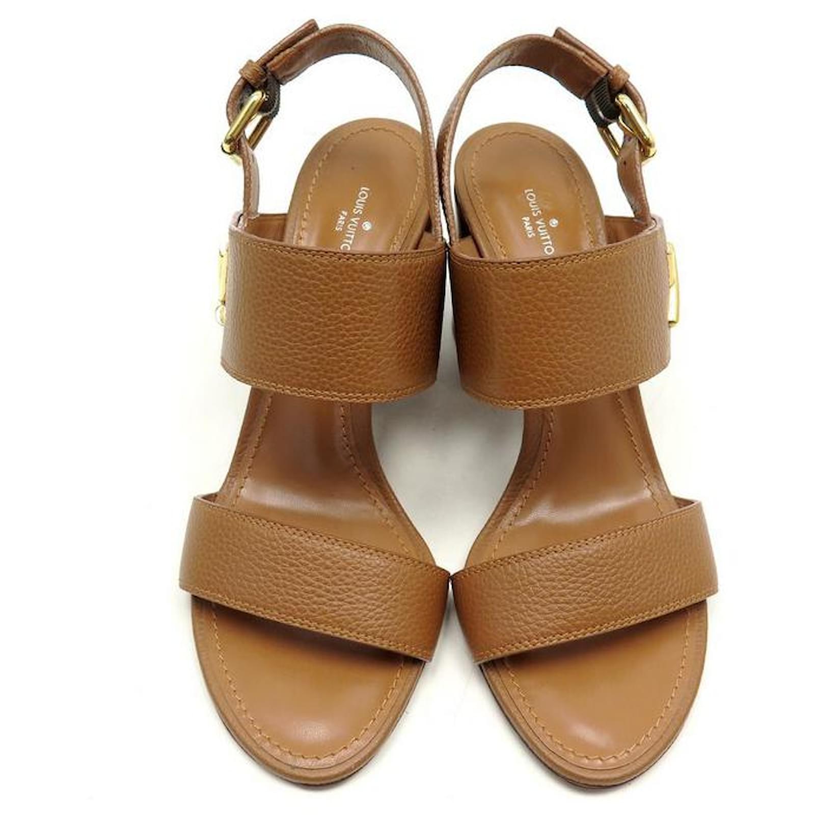 Louis Vuitton Horizon Sandal in Brown