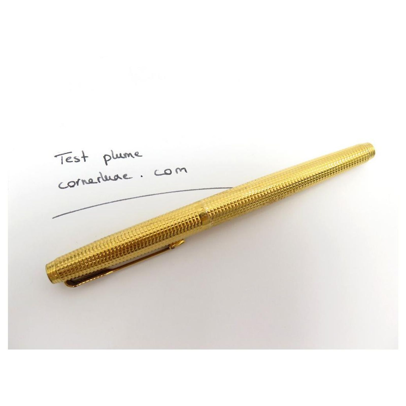 Stylo Plume Parker Vintage - Plume En Or 14K - Occasion De Collection