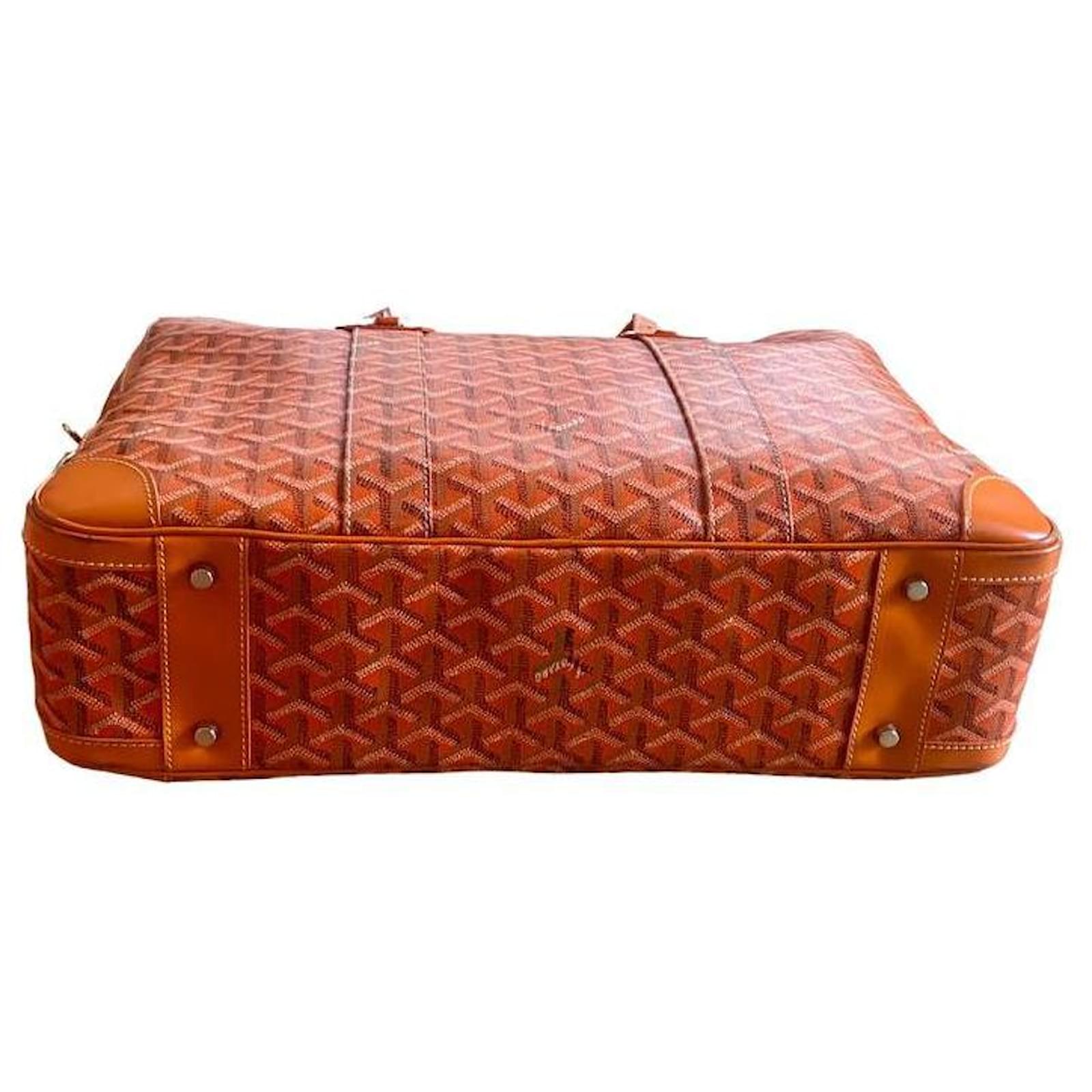 Goyard Orange Ambassade briefcase ref.658650 - Joli Closet