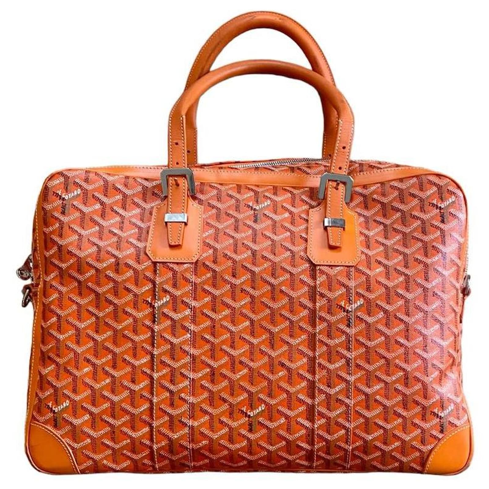 Goyard Orange Ambassade briefcase ref.658650 - Joli Closet