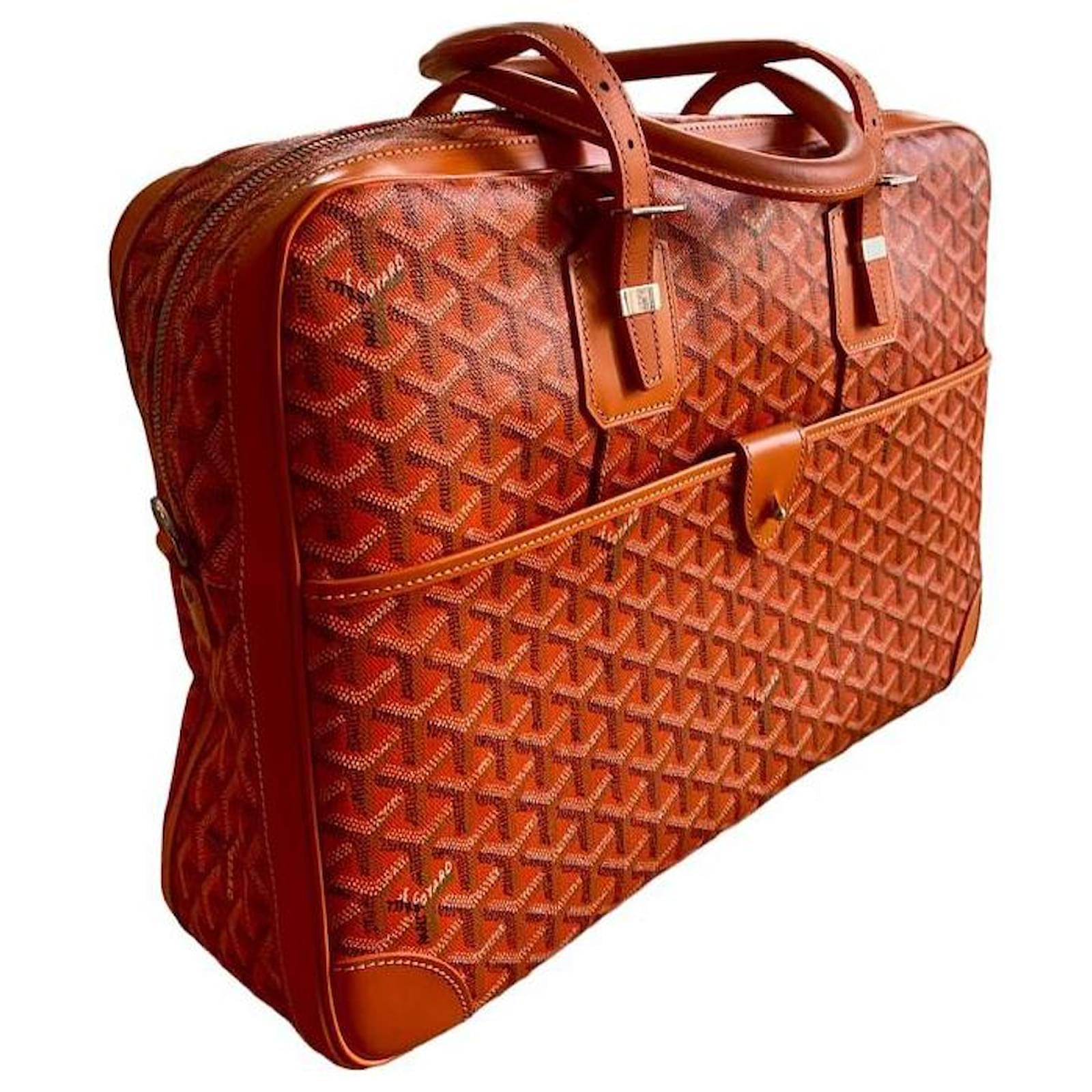 Goyard Orange Ambassade briefcase ref.658650 - Joli Closet