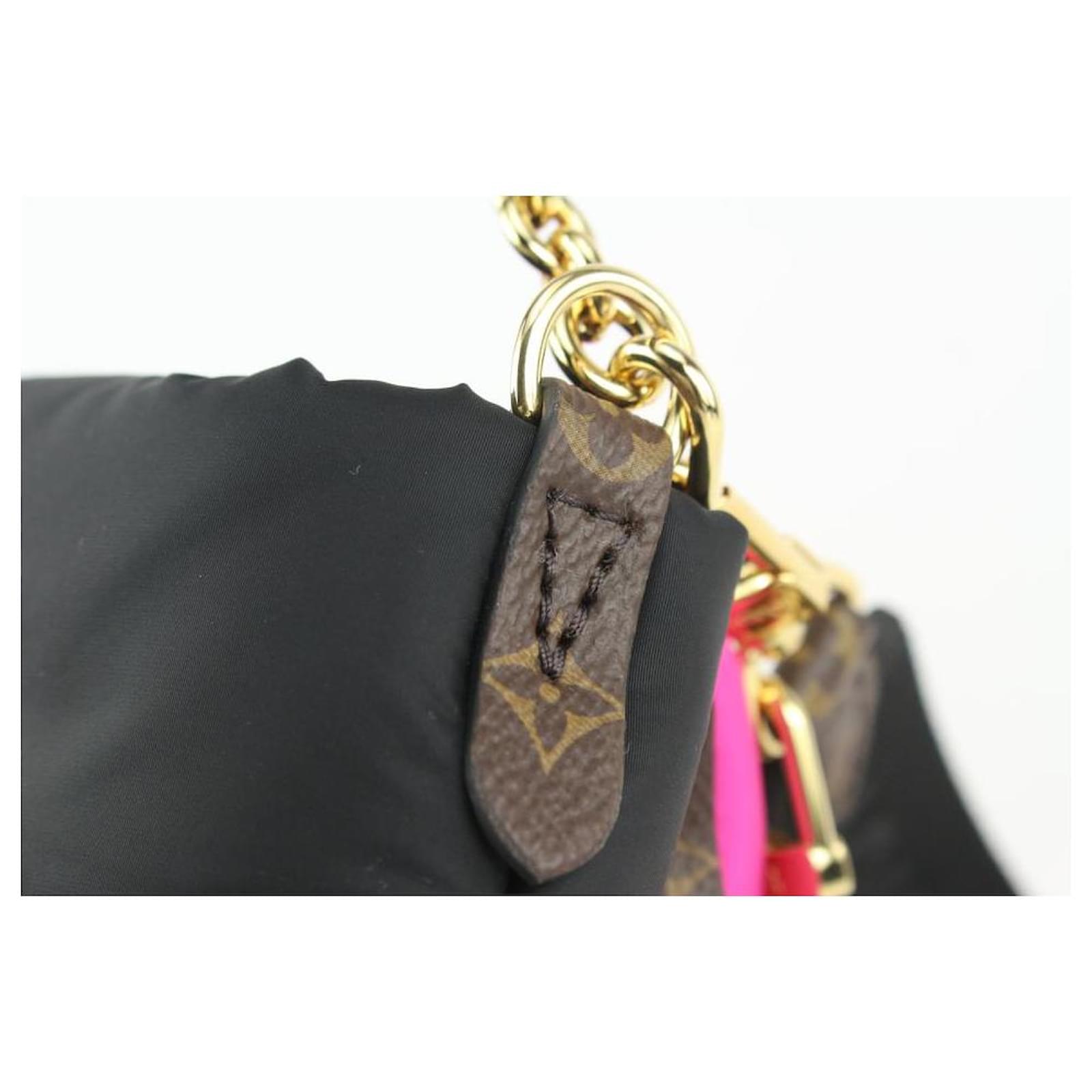 Louis Vuitton Negro x fucsia almohada Monogram Puffy Multi Pochette Maxi  Bag 1lvs425 ref.658745 - Joli Closet