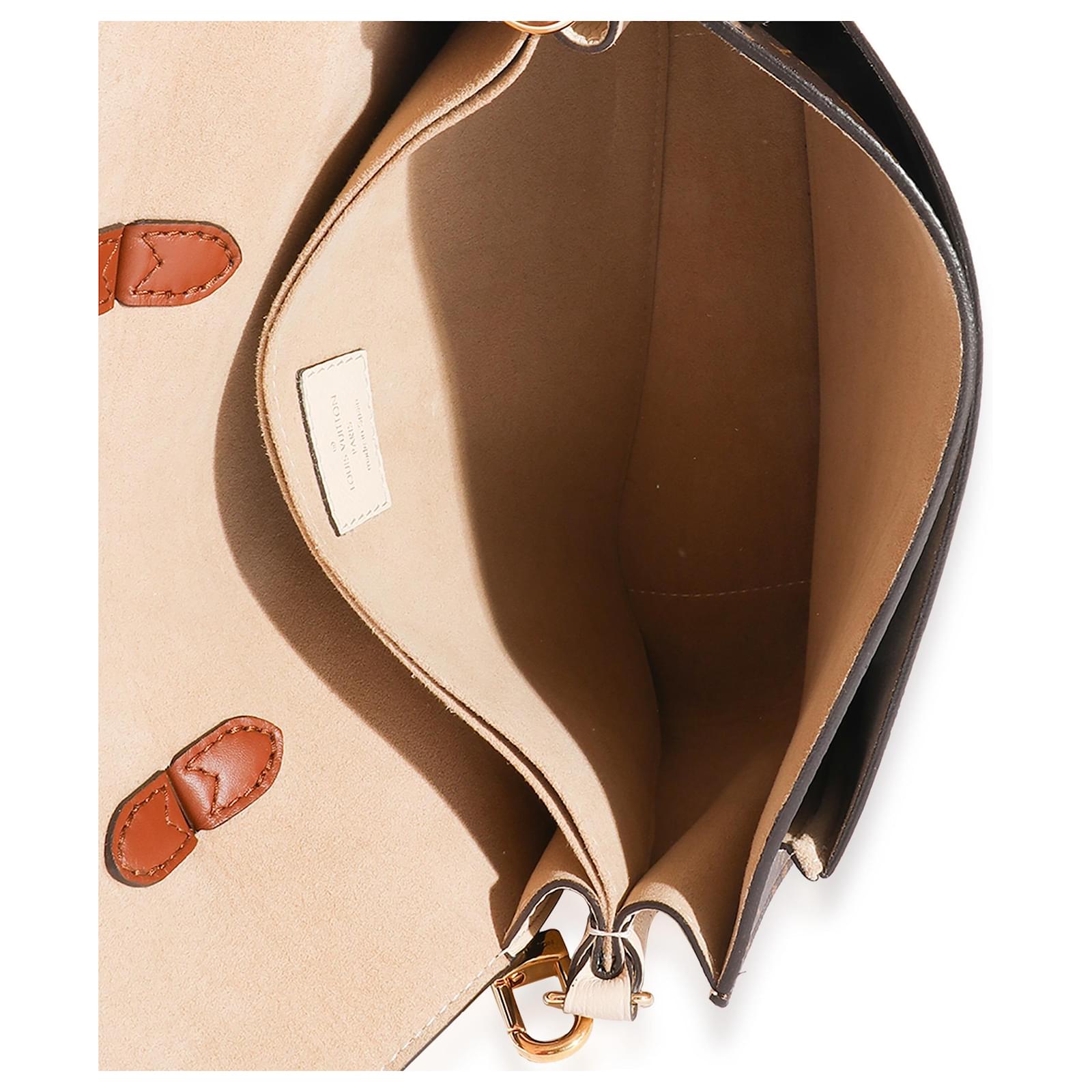 Louis Vuitton Monogram Canvas & Beige Leather Vaugirard Shoulder Bag Brown  ref.659069 - Joli Closet