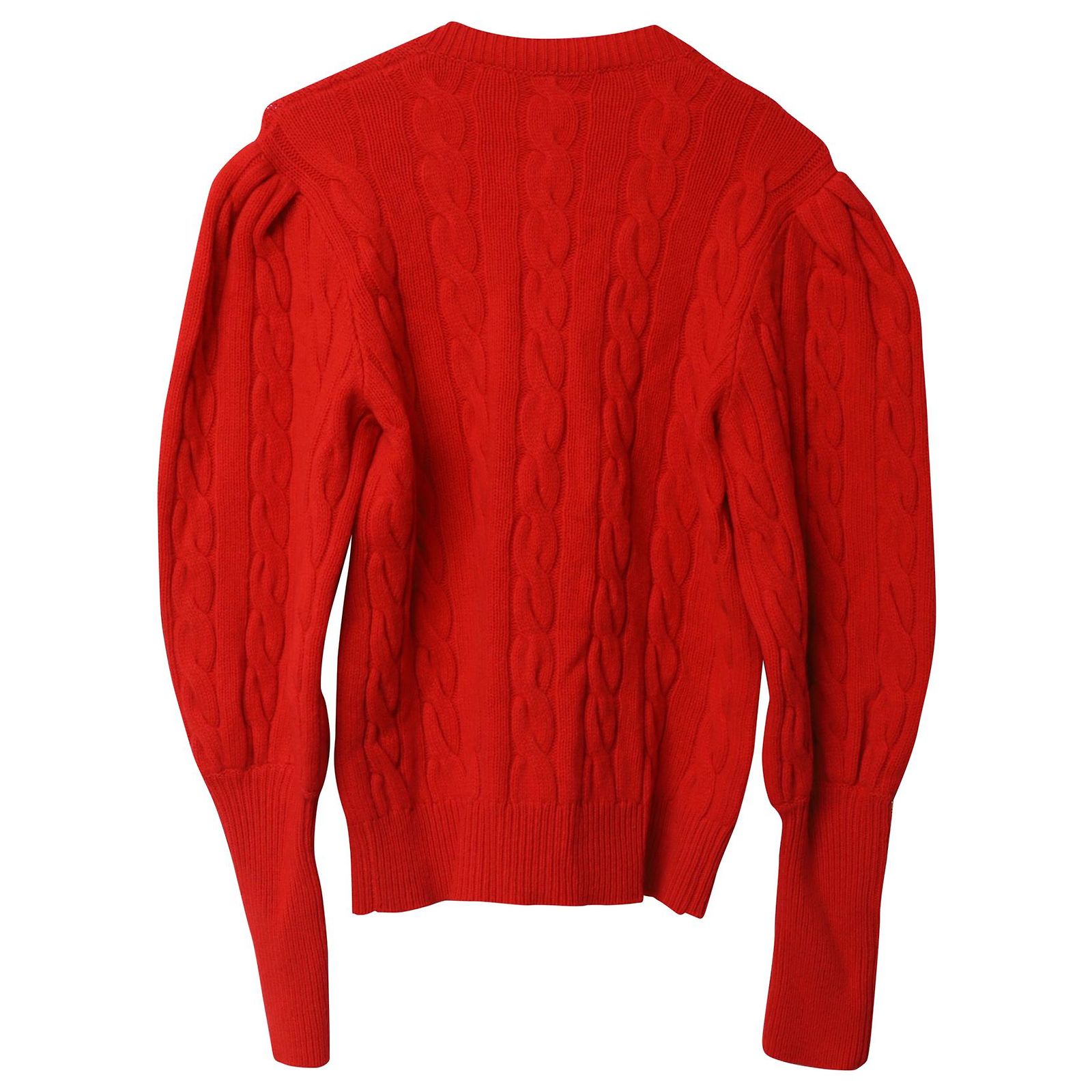 Pull Col Cravate Brodé Noir Et Rouge Anne Brooks - Taille 16 Petite - Occasion Très Bon état (porté Une Fois)
