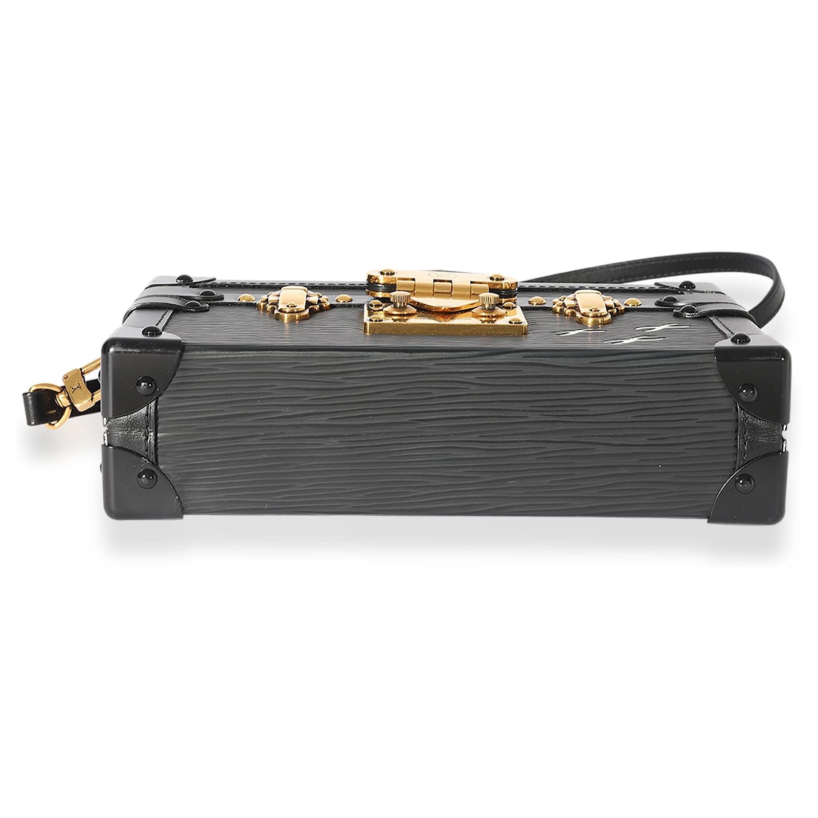 Louis Vuitton Black Epi Electric Petite Malle Leather ref.659536 - Joli  Closet